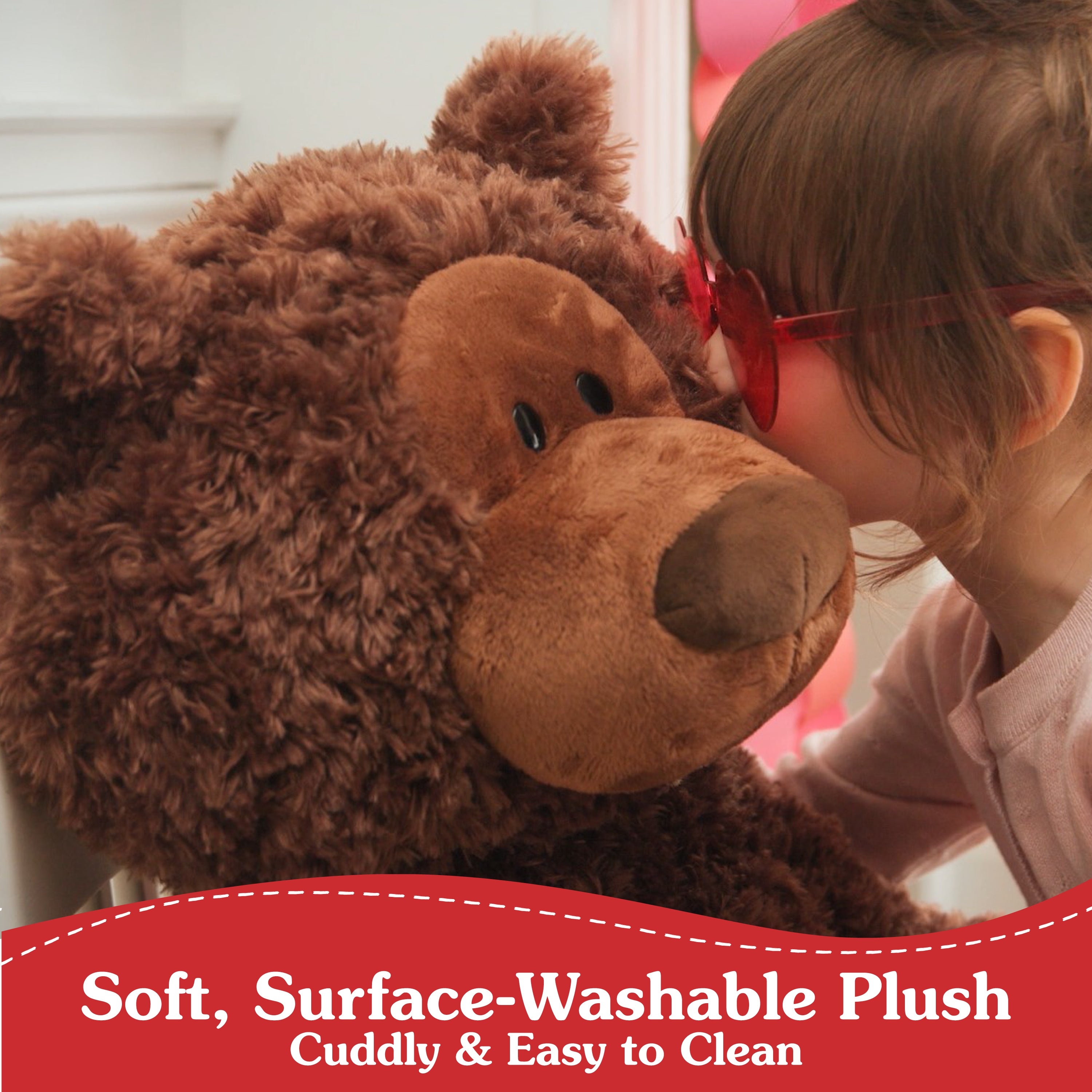 Jumbo Philbin Bear, Chocolate, 29 in、mySite、pszhyizbm