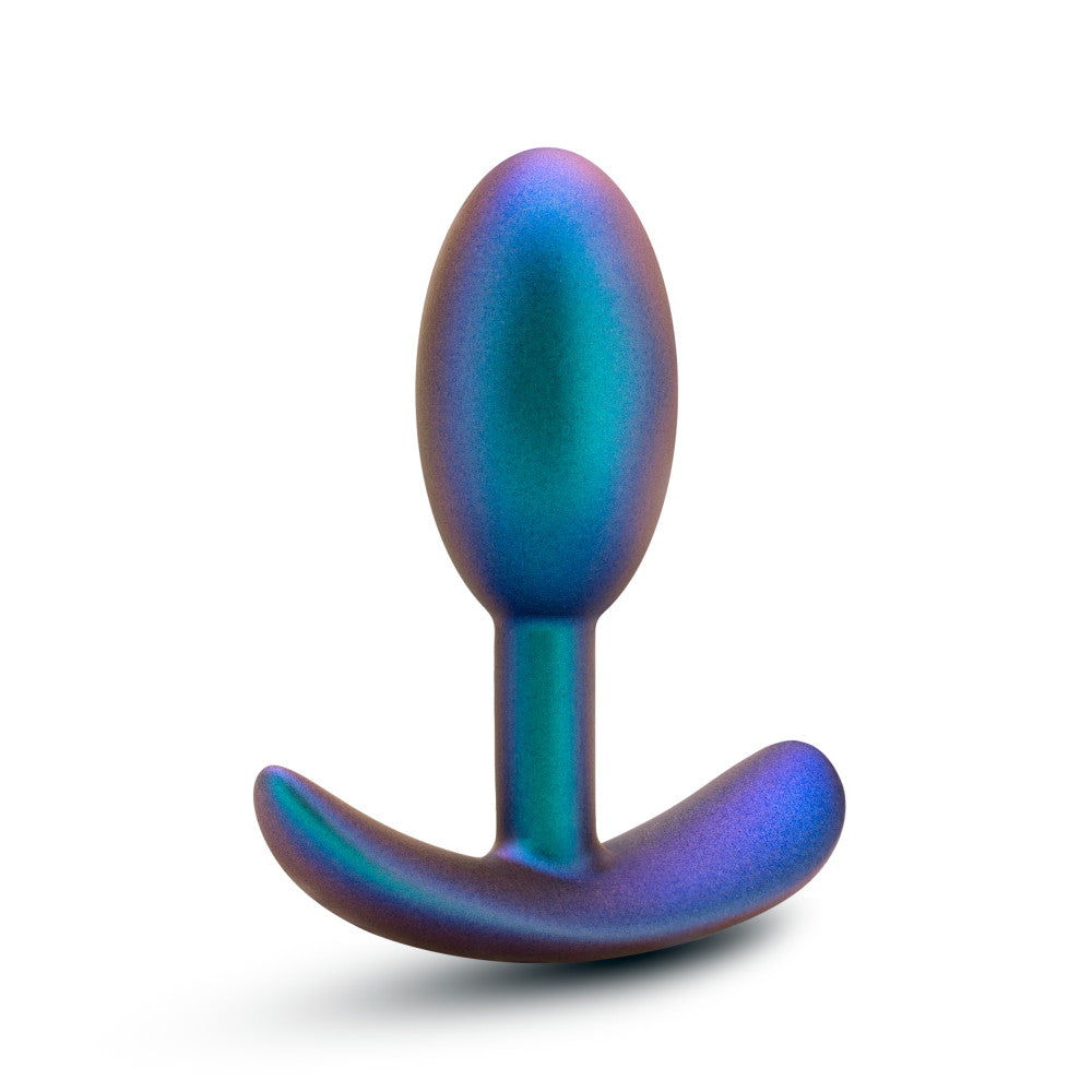 Anal Adventures Matrix By Blush® | The Nebula Plug: 3.5 inch Vibrating Inner Ball Butt Plug in Lunar Blue | With Stayput™ Technology & Anchortech™ Base、mySite、bottomscart
