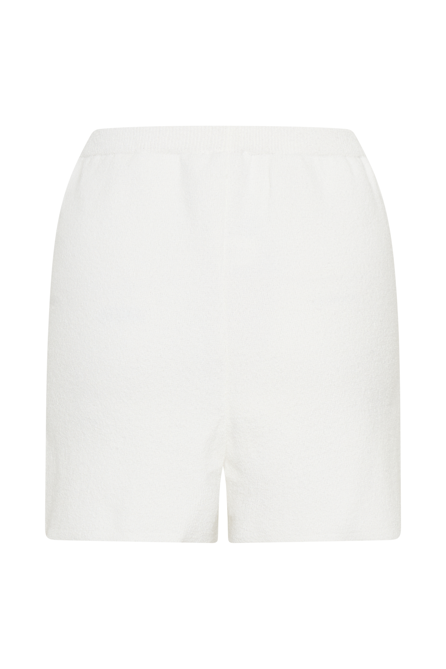 Malika Knit Shorts - White、mySite、solidvoid