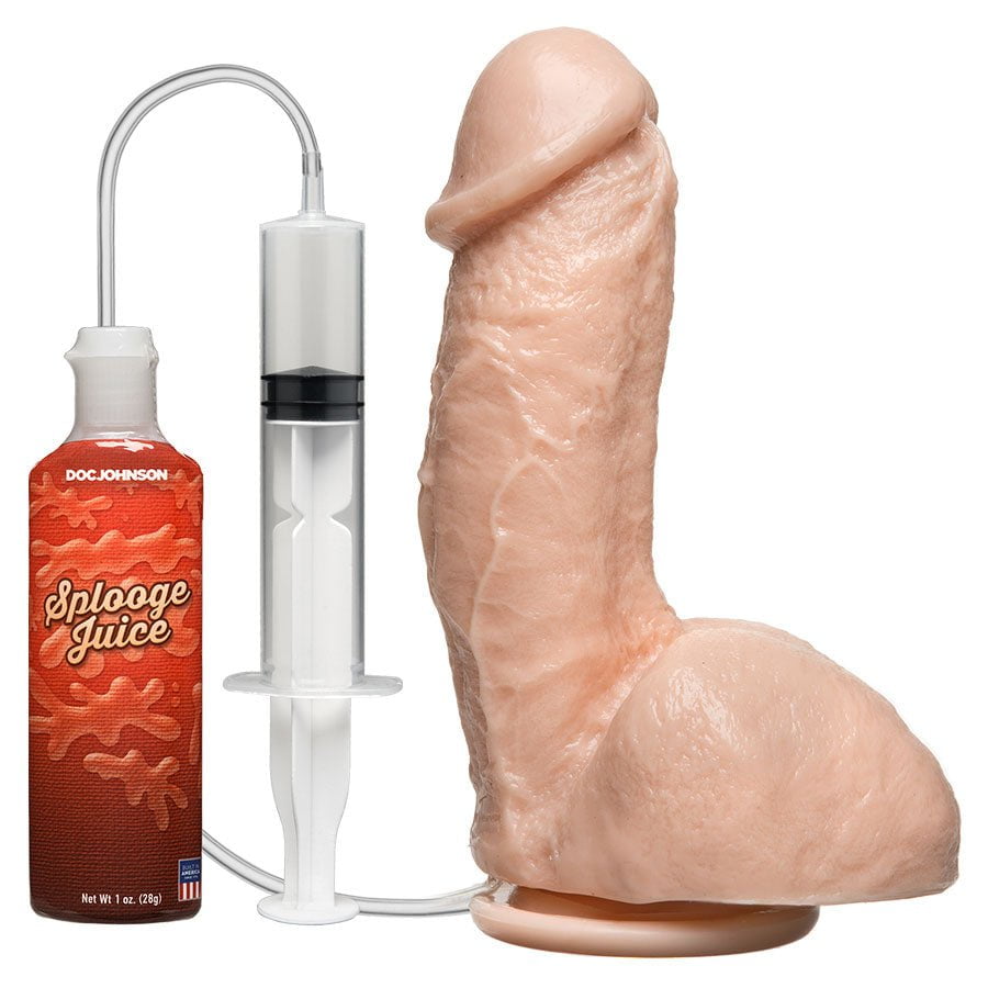 The Amazing 7 Inch Squirting Realistic Cock and Balls、mySite、bottomscart