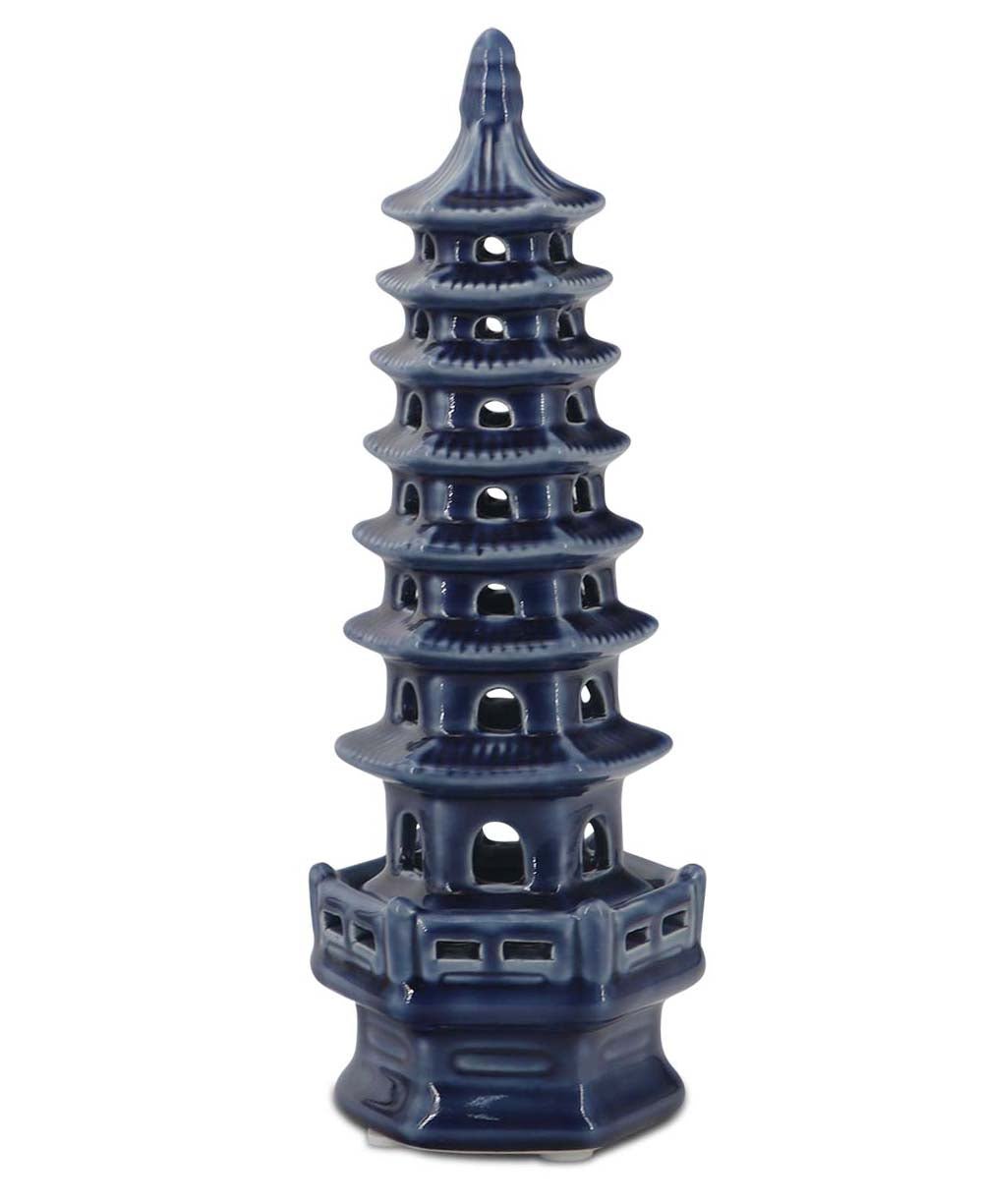 Zen-Inspired Porcelain Tall Pagoda Sculptures, Sold Individually、mySite、topwebapps