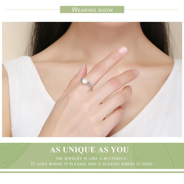 Spider and Pearl Earrings and Ring in Sterling Silver, Adorable!、mySite、g9winljtr