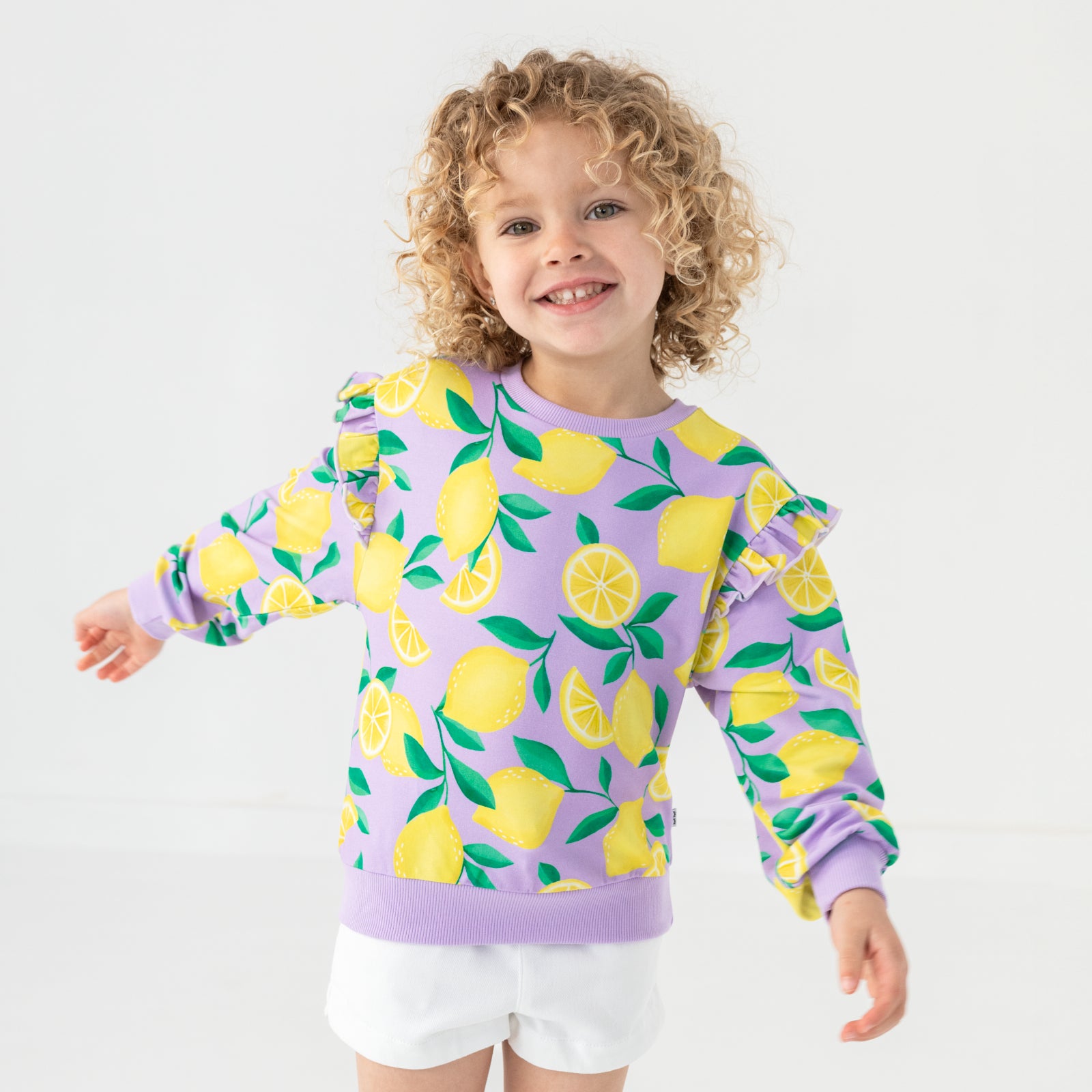  Lavender Sunny Citrus Flutter Crewneck、mySite、layawaytickets