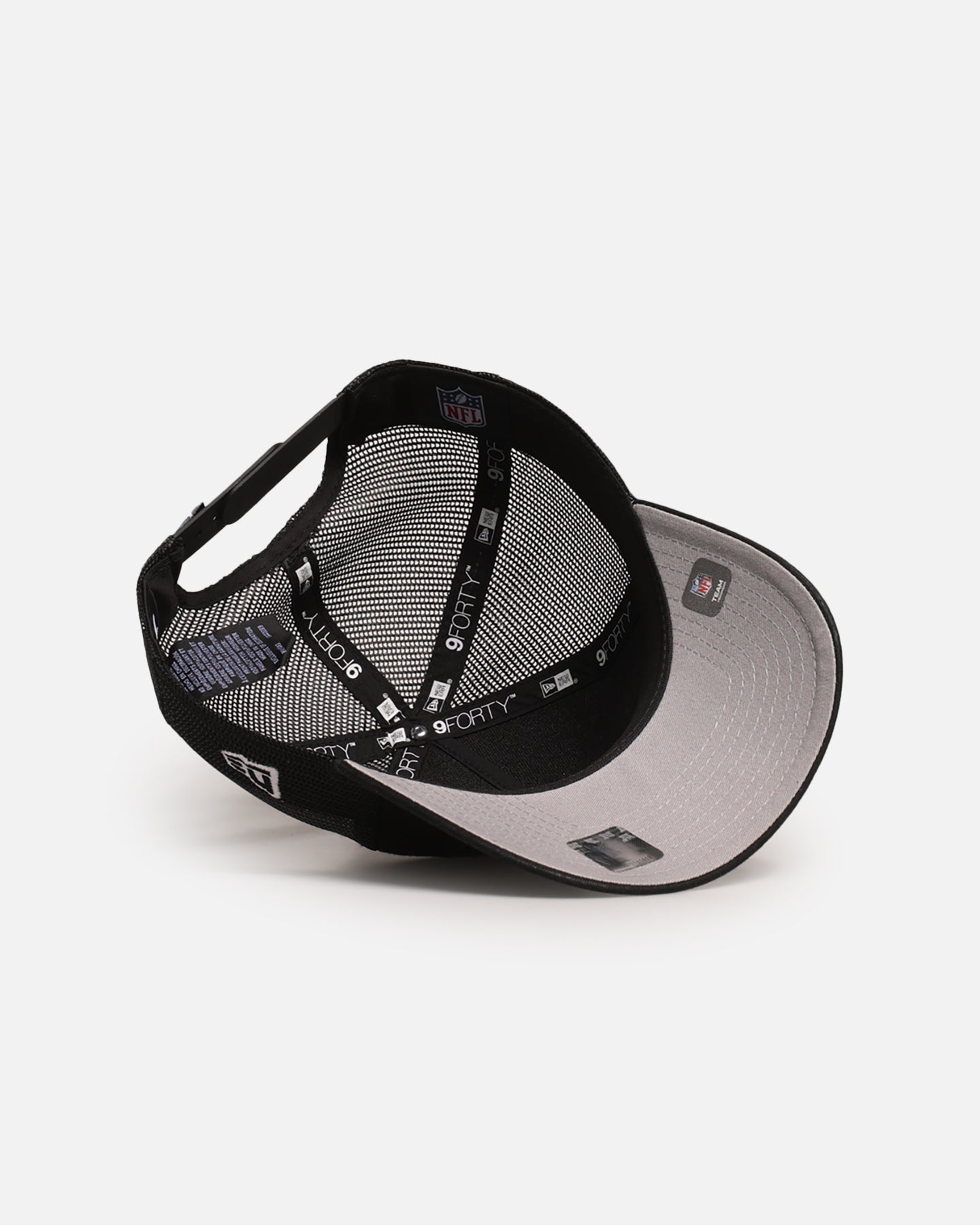 New Era Houston Texans 'Distressed' 9FORTY A-Frame Trucker Snapback Black/White、mySite、zt4zffjzw