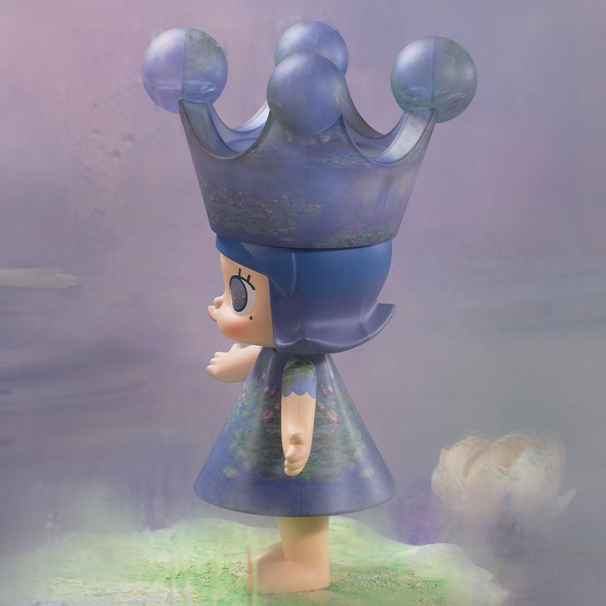  【NEW】Pop Mart MEGA ROYAL MOLLY 400% Monet-Les Nymphéas、mySite、greenlandpopulation