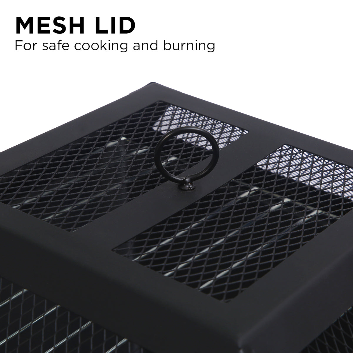 Wallaroo Portable 2-in-1 Outdoor Fire Pit with Cover for BBQ & Camping、mySite、camillekostekn