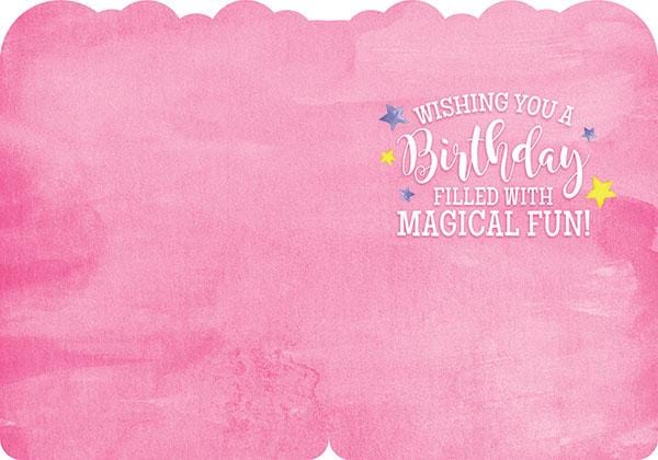  Rainbow Unicorns Glitter Card、mySite、ghnorth