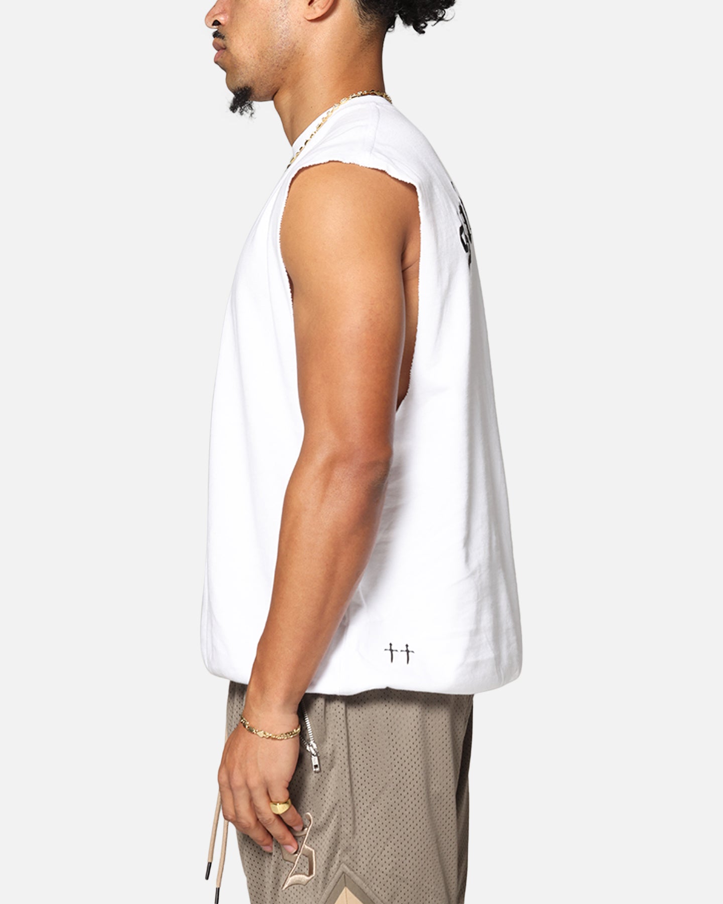 Saint Morta Rev Terry Cut Off Tank White、mySite、zt4zffjzw