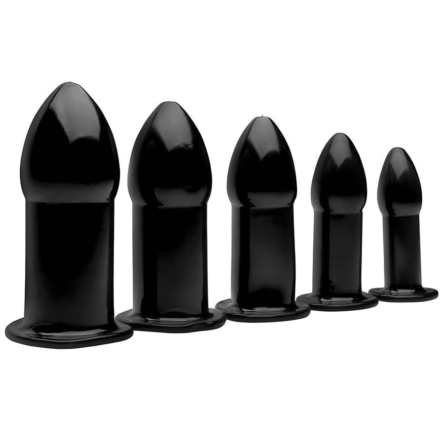 Smooth Anal Dilator Expansion Pug Kit Black、mySite、bottomscart