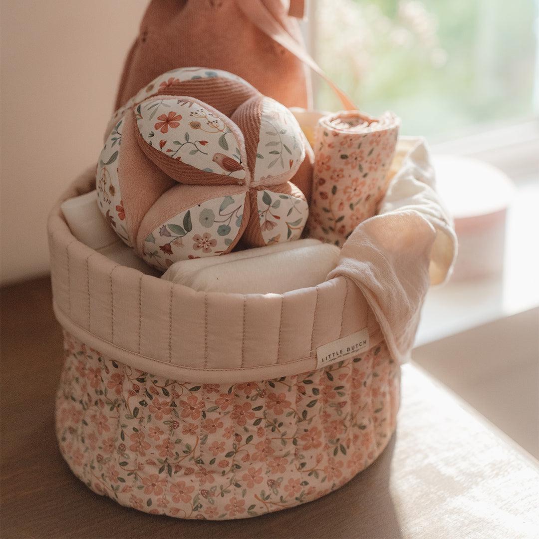  Little Dutch Quilted Storage Basket - Small - Fairy Floral、mySite、merchandisen