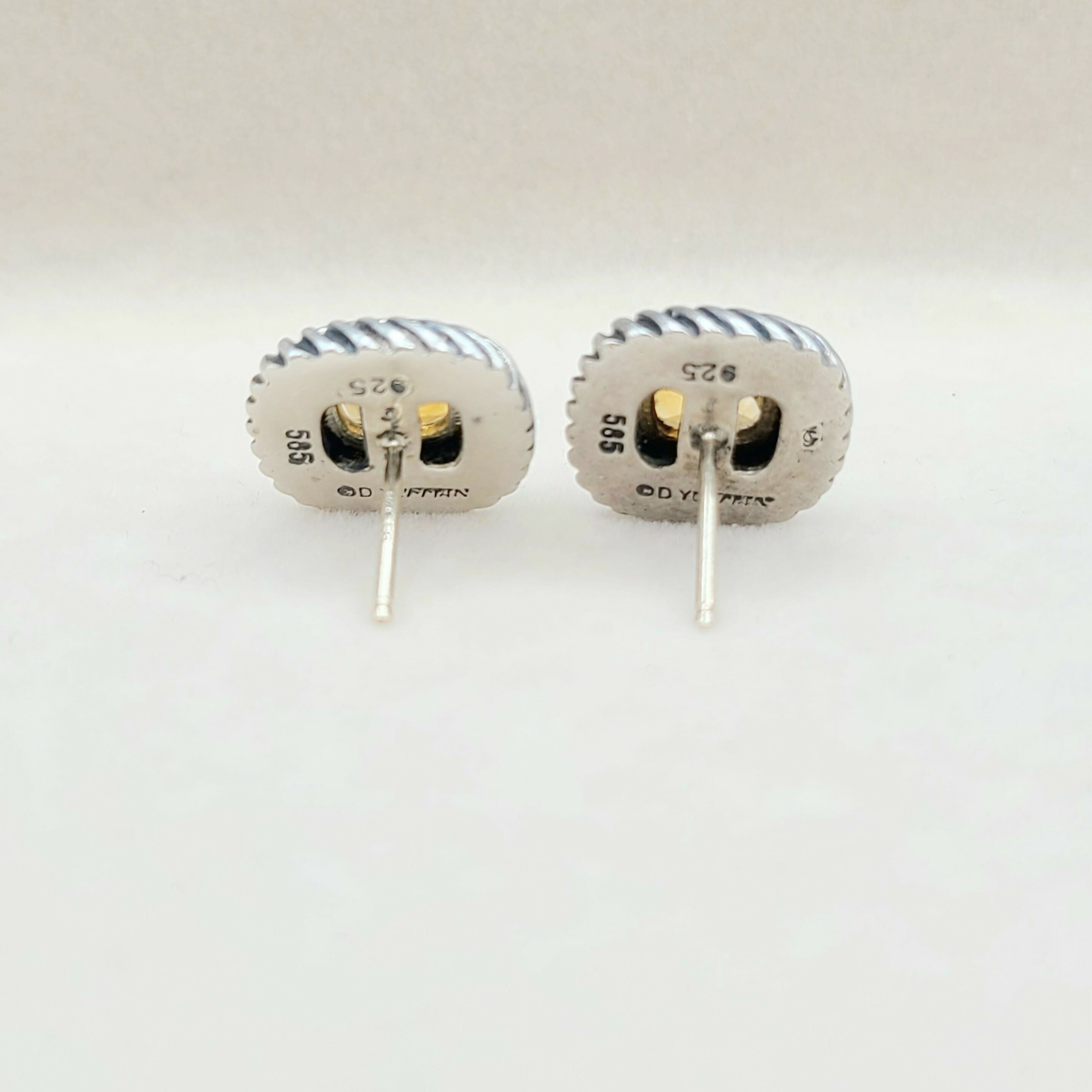 David Yurman Albion Earrings Citrine & Gold、mySite、hinf8tx79