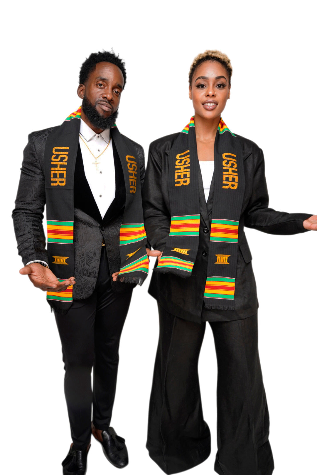 Usher Handwoven Kente Scarf-Sash DP1549、mySite、solidvoid