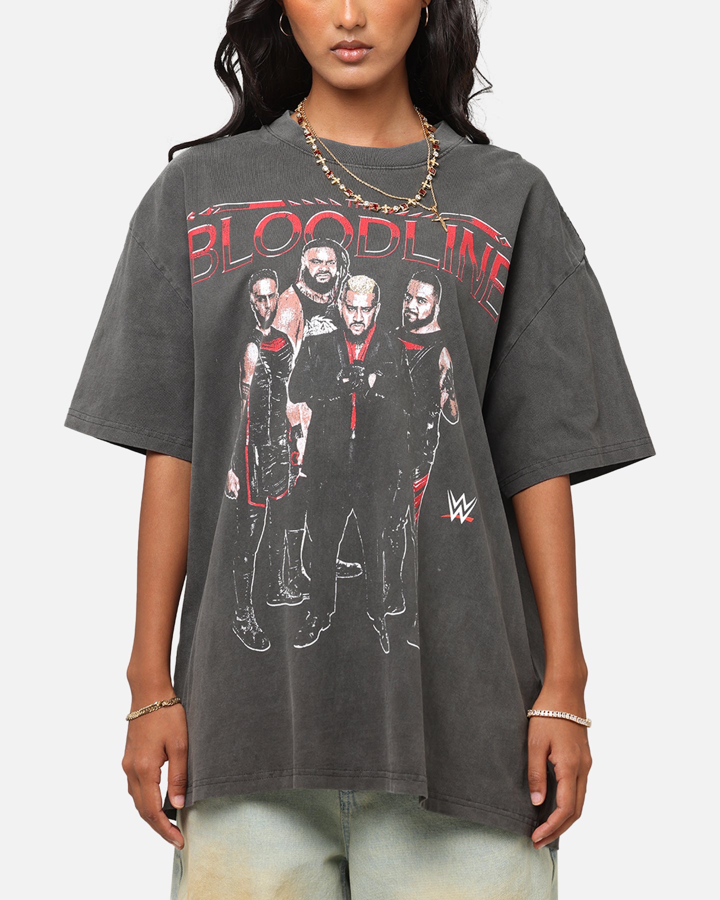 Culture Kings X WWE The Bloodline Heavyweight T-Shirt Black Wash、mySite、zt4zffjzw