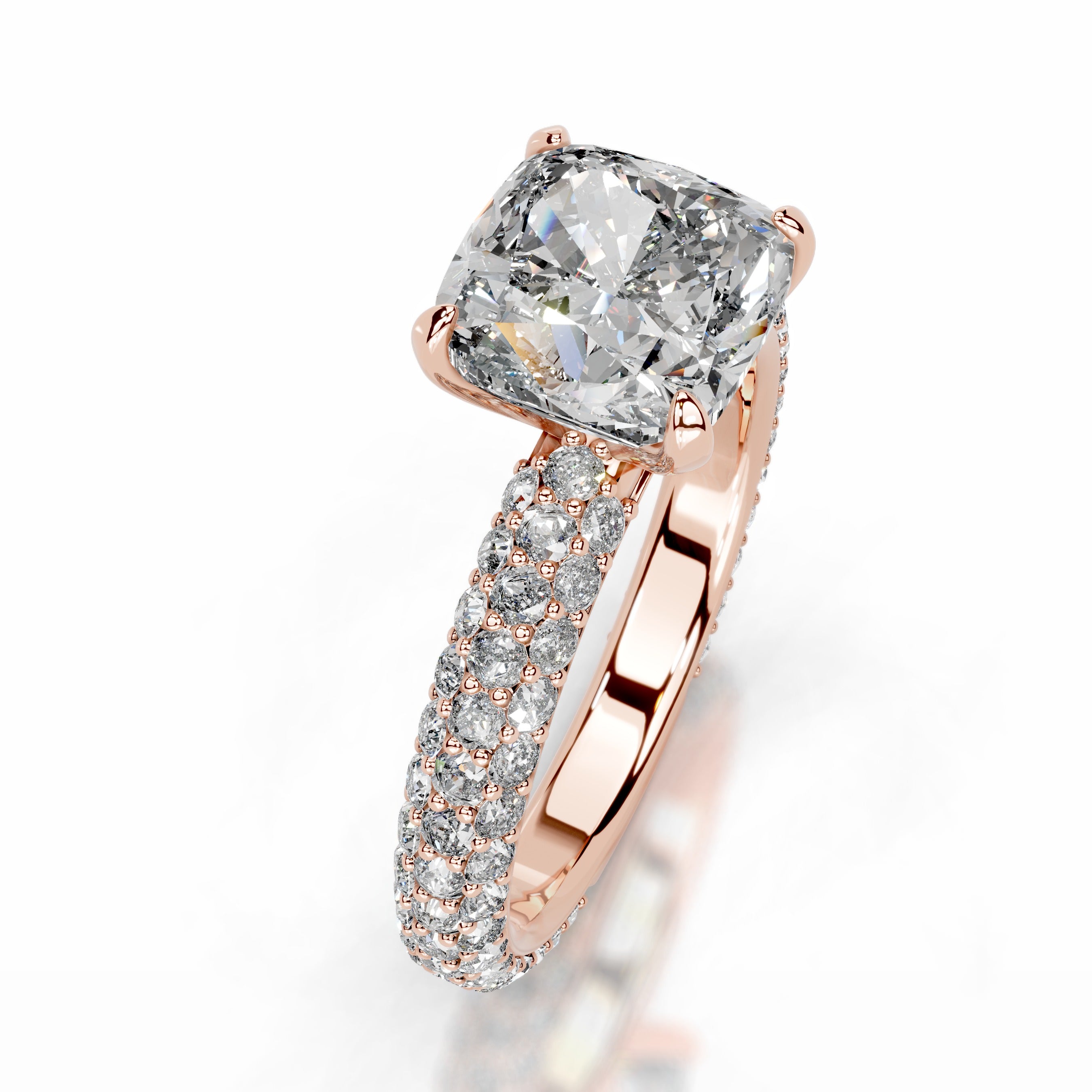 Charlotte Diamond Engagement Ring - 14K Rose Gold、mySite、hinf8tx79