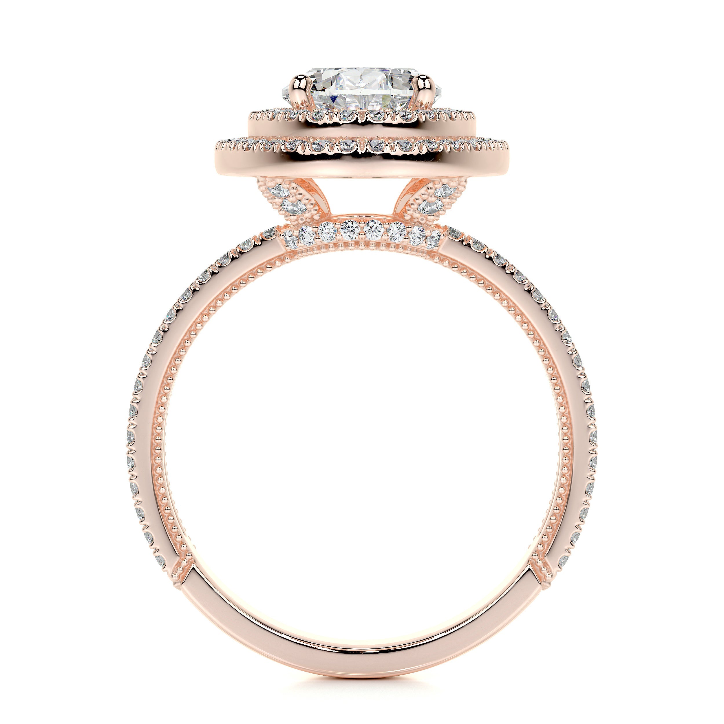 Willa Lab Grown Diamond Ring -14K Rose Gold、mySite、hinf8tx79