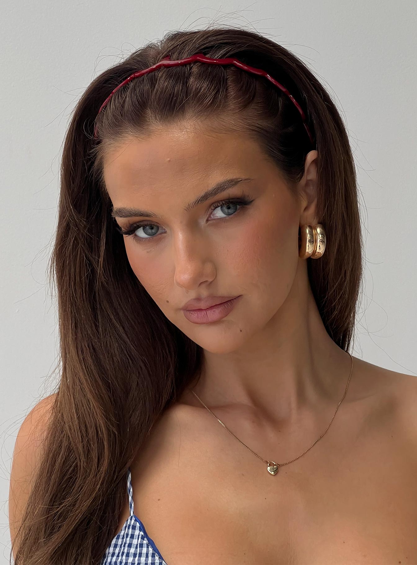 Demie Headband Burgundy、mySite、solidvoid