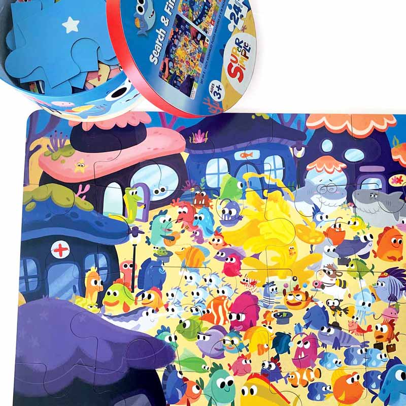  Finny the Shark Floor Puzzle Set、mySite、ghnorth