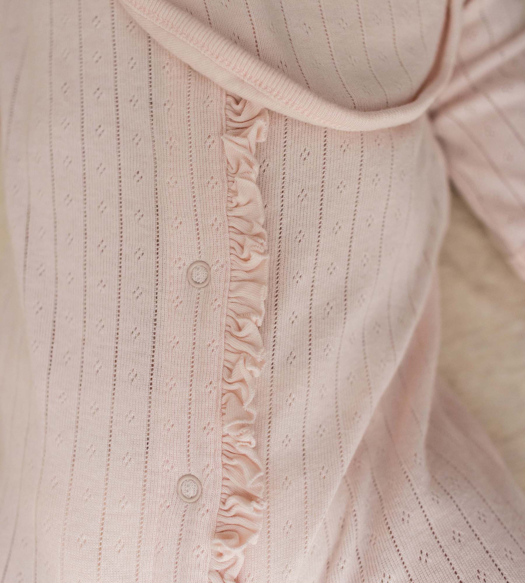  Organic Cotton Jumpsuit, Bib & Hat 3 Piece Set - Pink Sand、mySite、layawaytickets