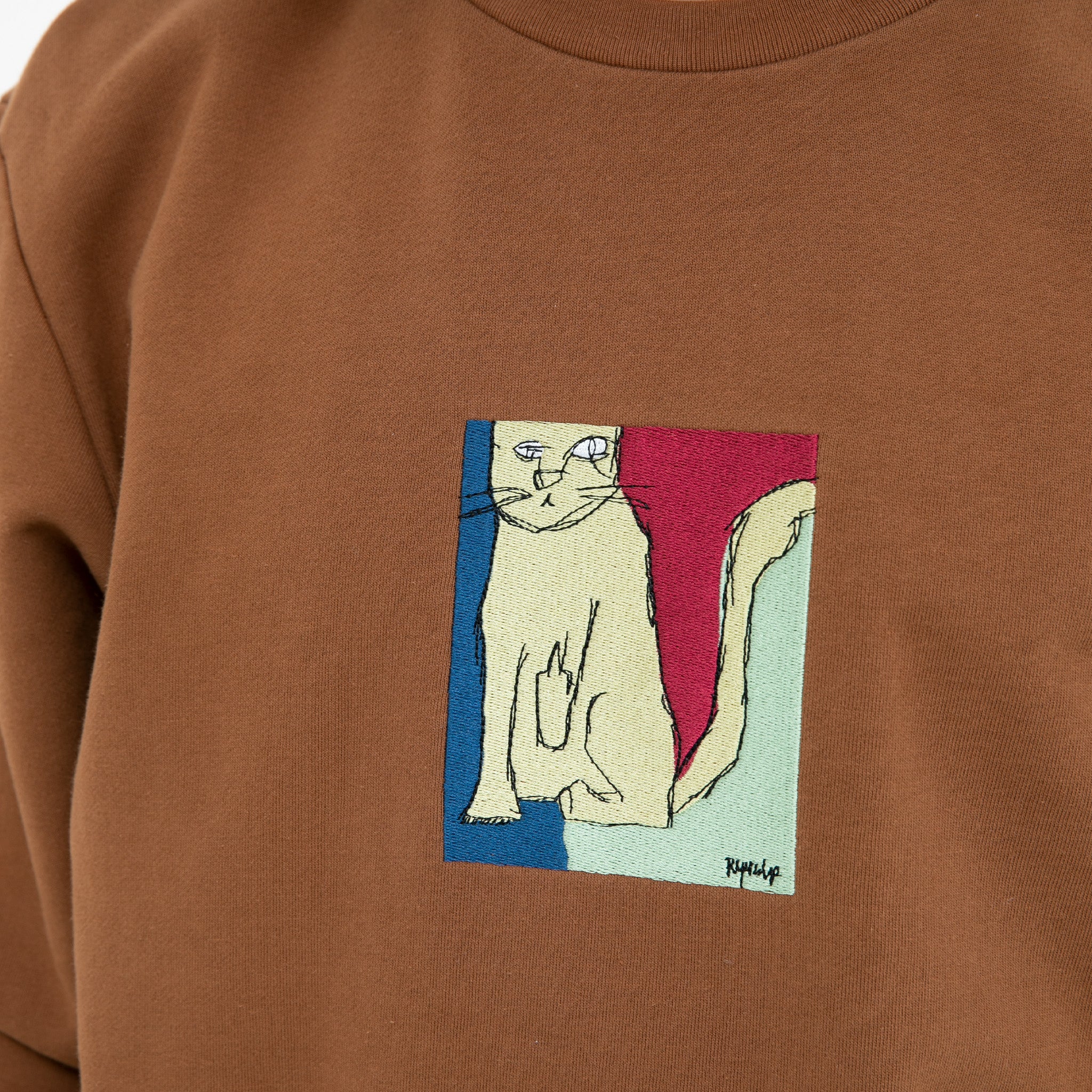  Nermhol Crewneck (Brown)、mySite、merchandisen