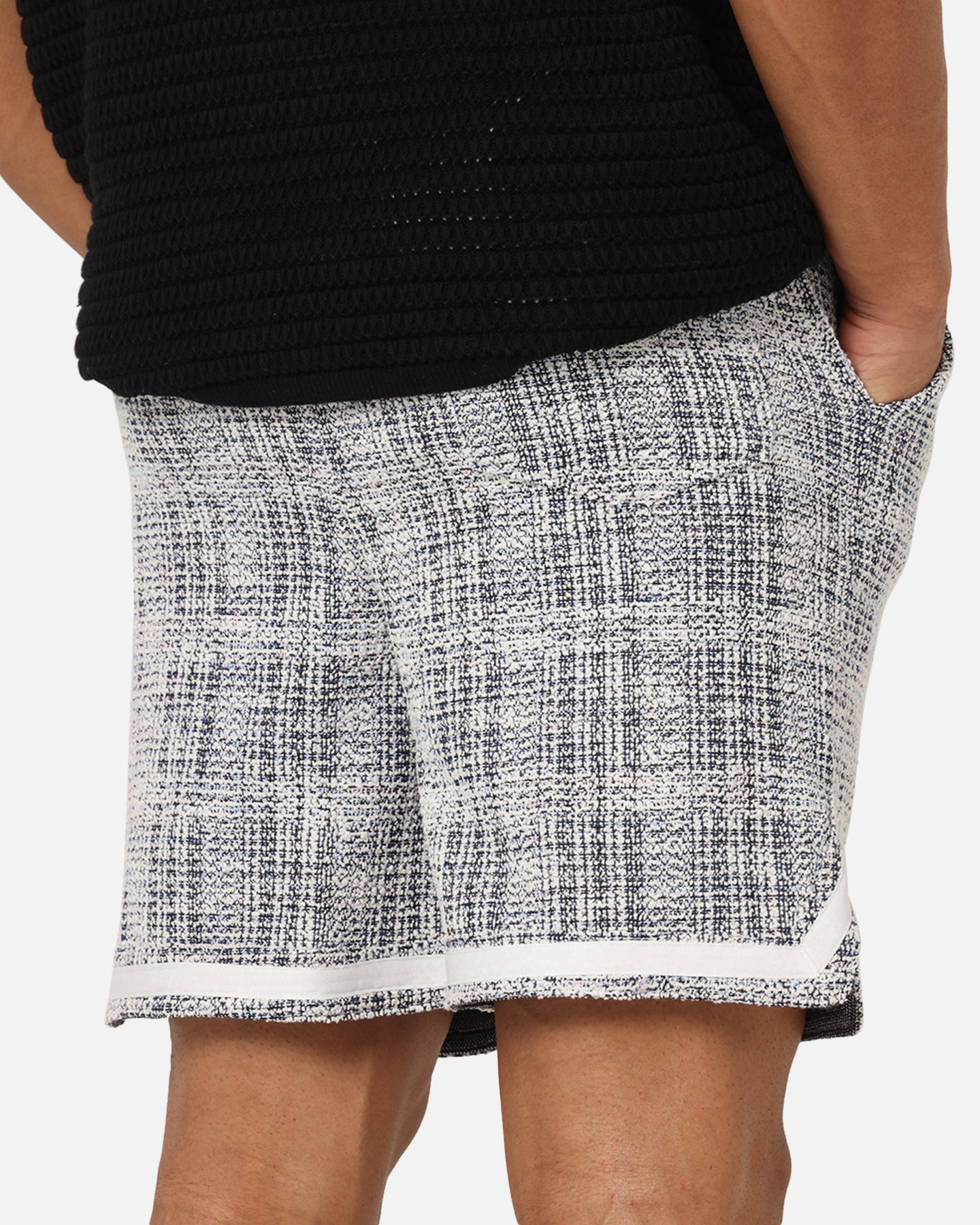 XXIII Textured Ball Shorts Navy/Cream、mySite、zt4zffjzw