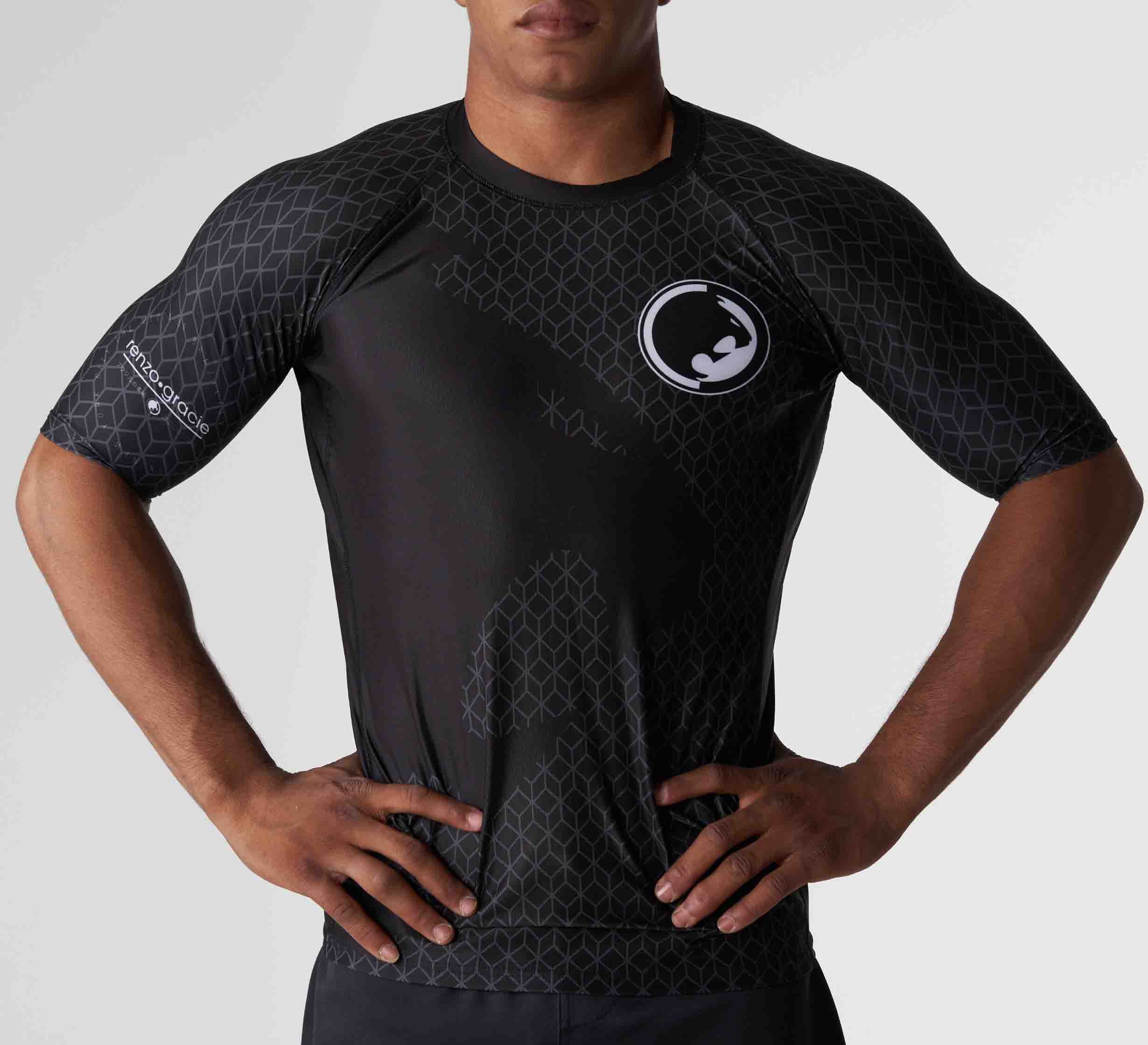 Renzo Gracie Mecca Ranked Short Sleeve Rashguard、mySite、gigharbornorthrealestate