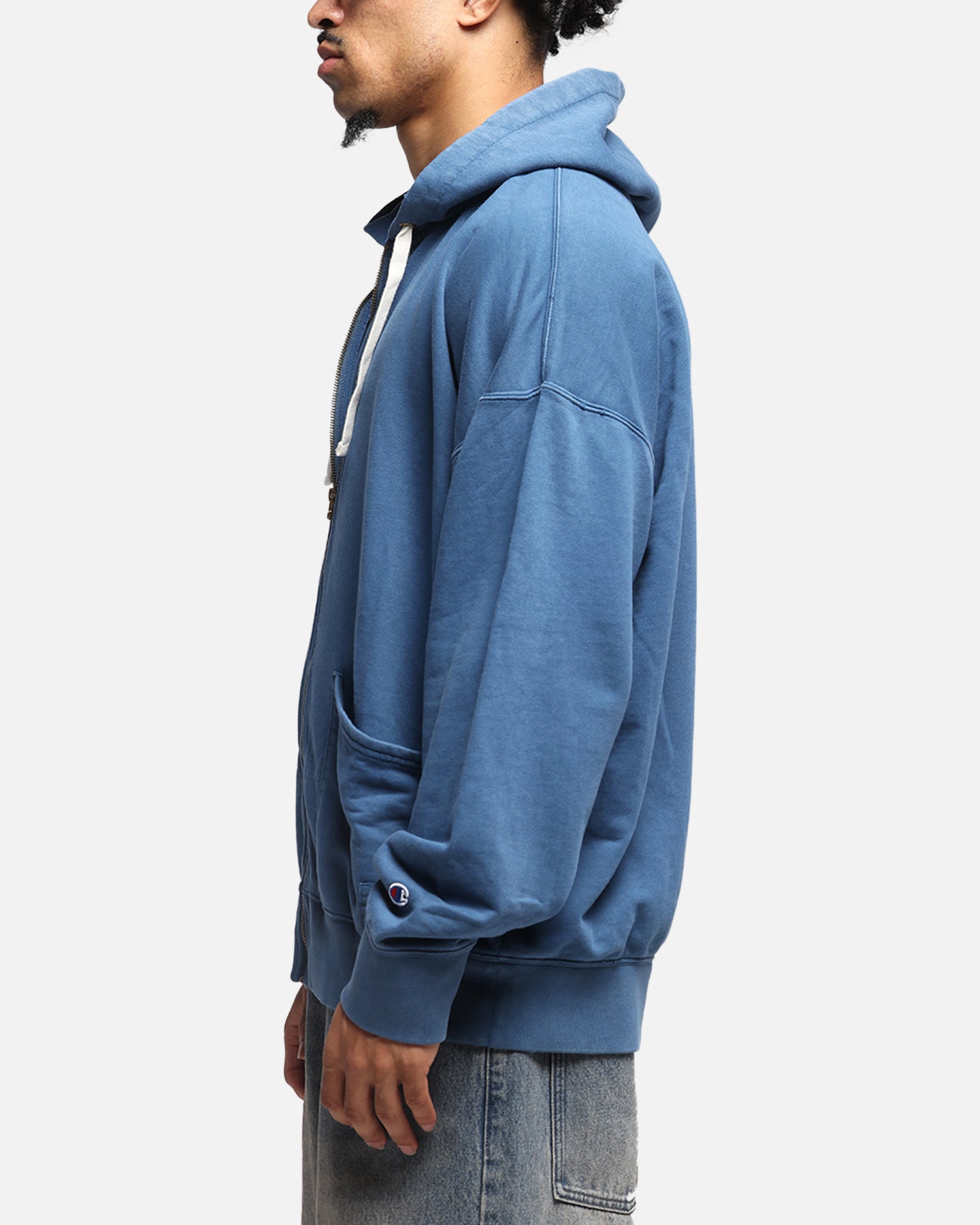 Champion Time Capsule Full Zip-Through Hoodie Teal、mySite、zt4zffjzw