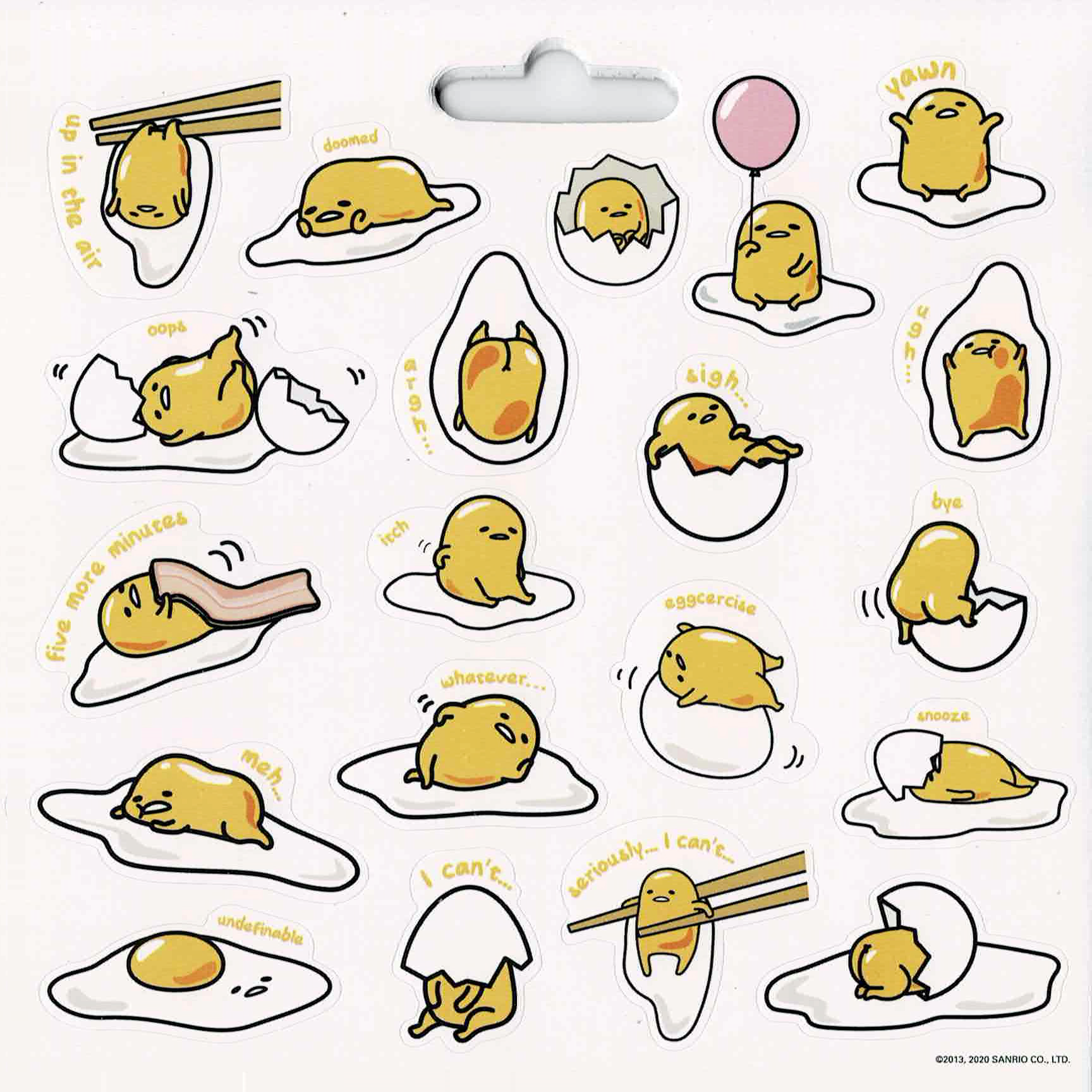  Gudetama Stickerland Sticker Booklet、mySite、ghnorth