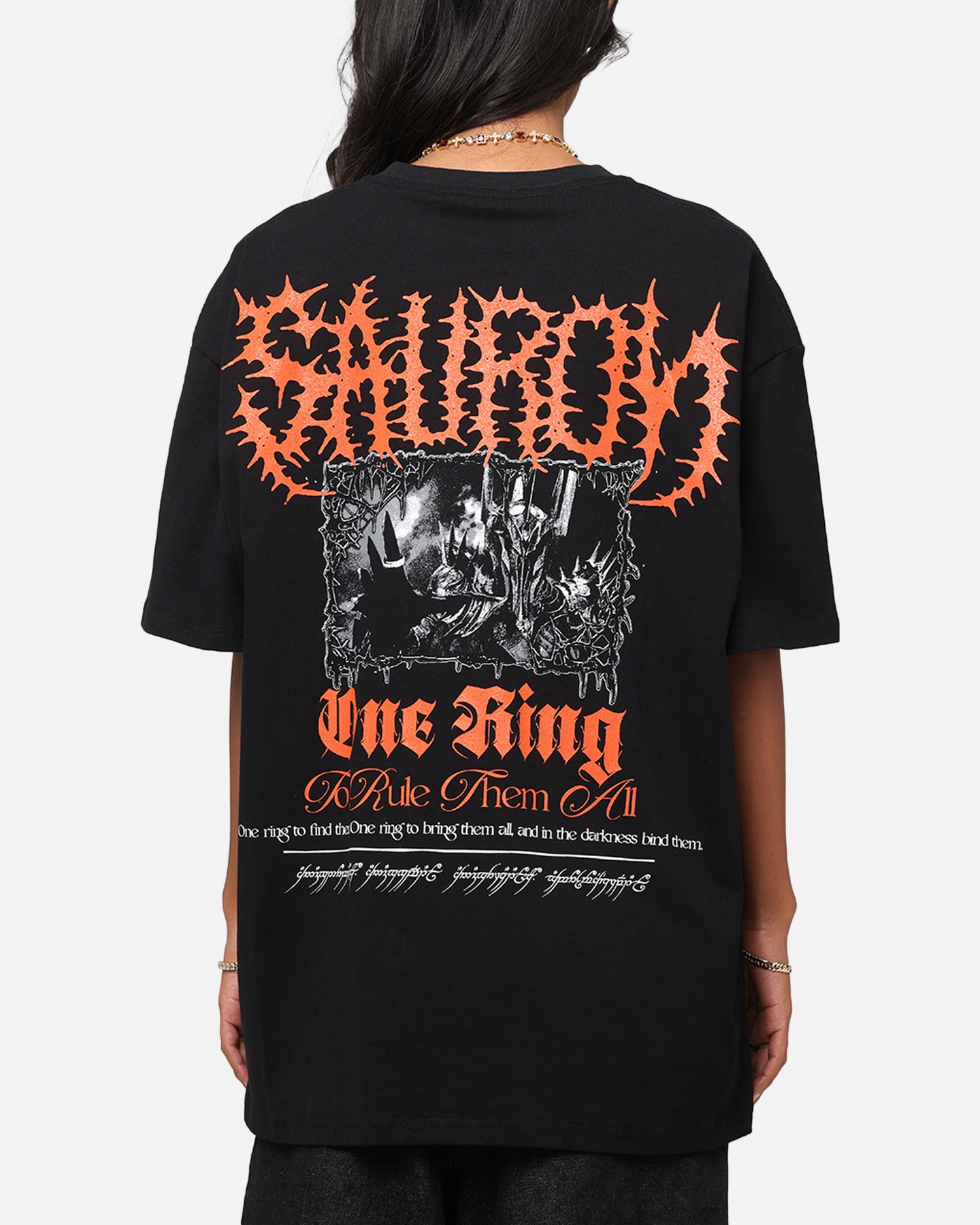 American Thrift X The Lord Of The Rings Sauron Heavy T-Shirt Black、mySite、zt4zffjzw