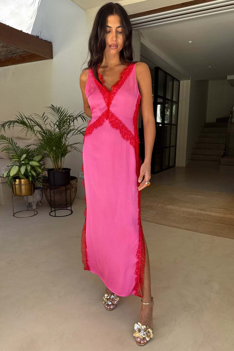 Pink and Red Clio Dress、mySite、solidvoid