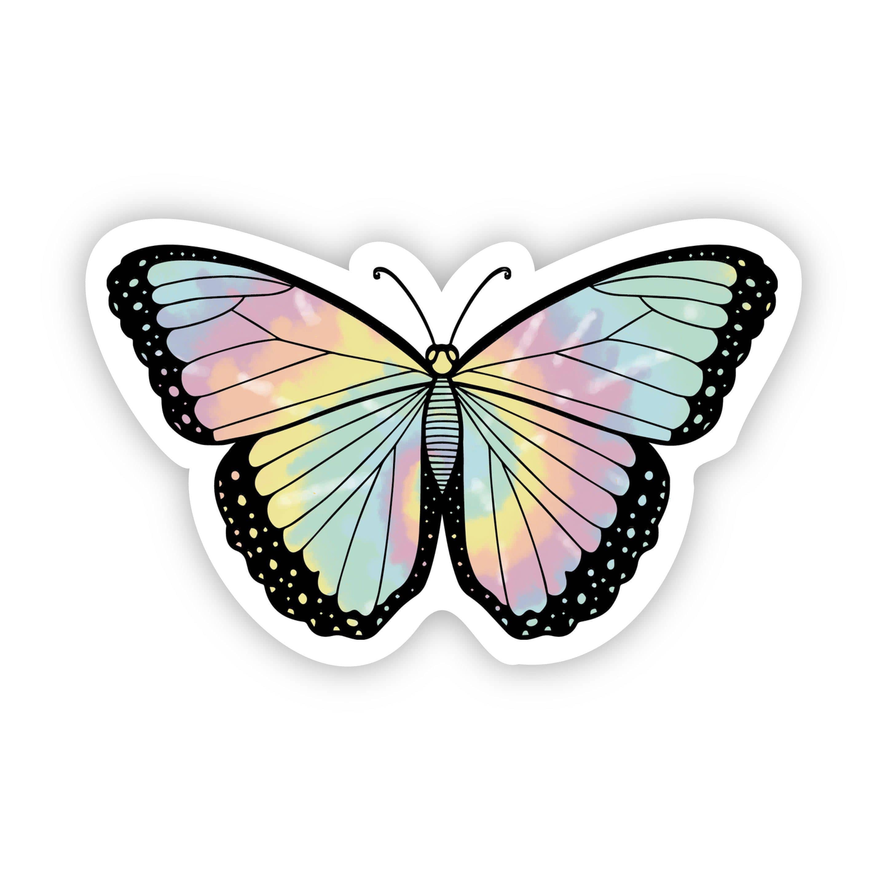  Butterfly Tie Dye Aesthetic Sticker、mySite、elrpsem3k