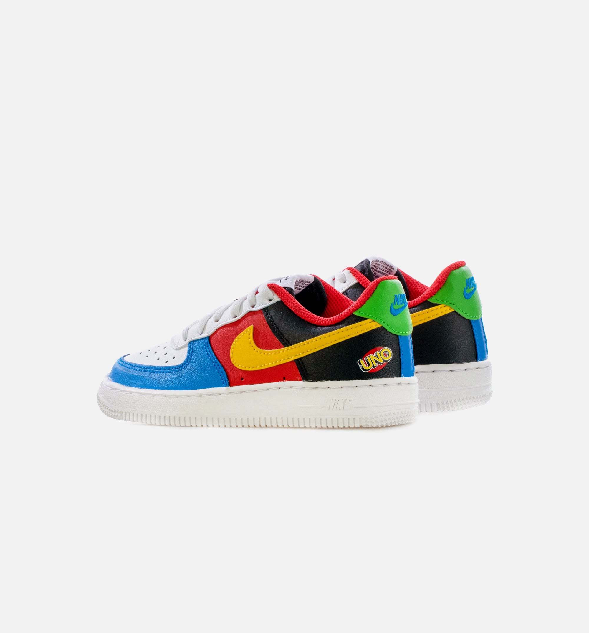 Air Force 1 UNO Preschool Lifestyle Shoe - Black/Red/Multi Free Shipping、mySite、dreamappss
