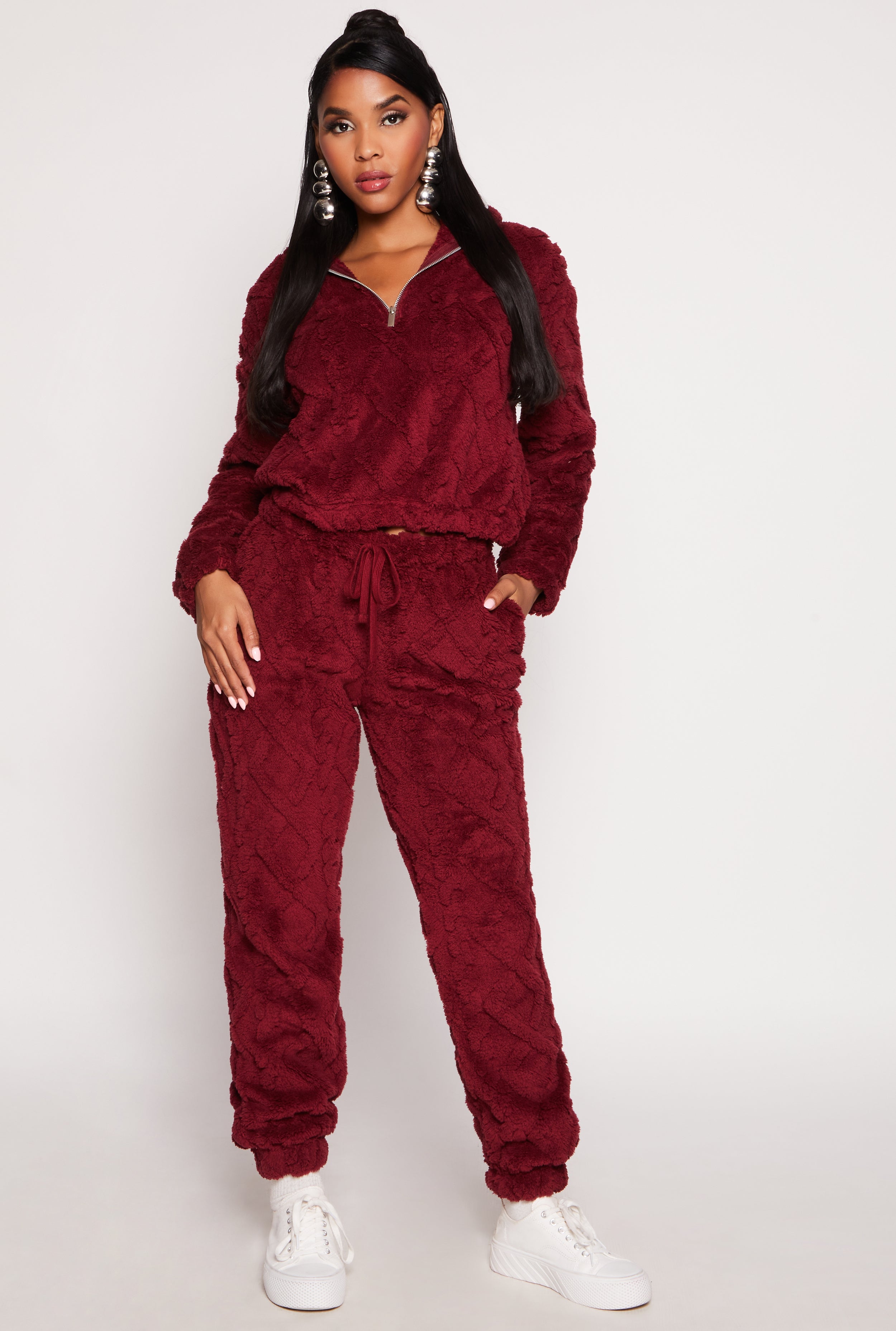 Almost Famous Faux Fur Joggers、mySite、camillekostekn