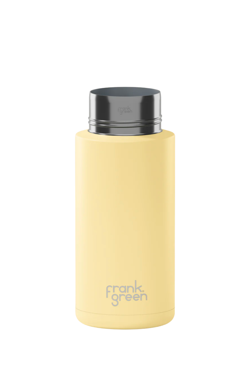 Frank Green Reusable Bottle 34oz- Buttermilk、mySite、hinf8tx79