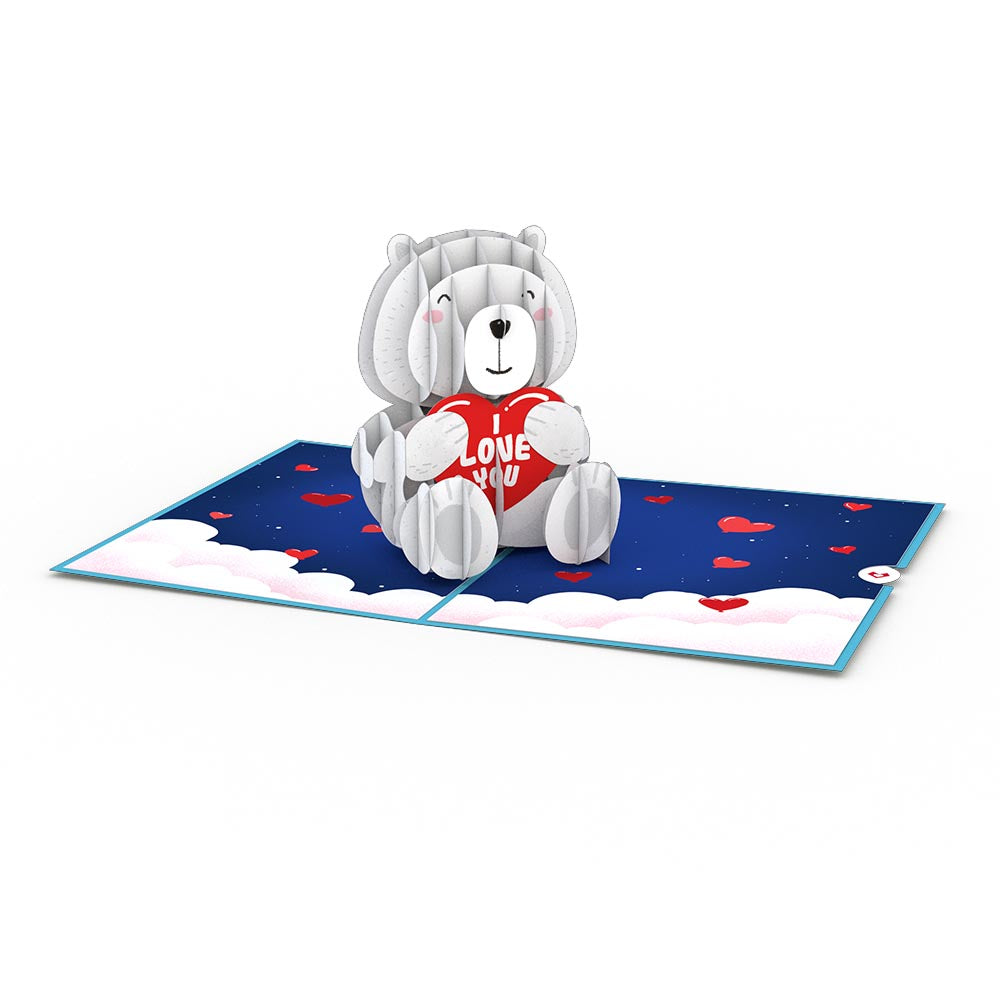 Happy Valentine's Day' Bear Pop-Up Card、mySite、solidvoid