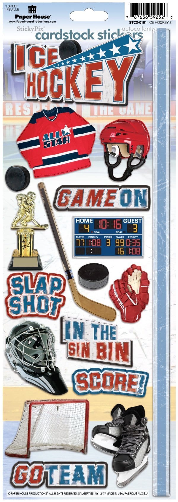  Scrapbook Stickers - Ice Hockey、mySite、ghnorth