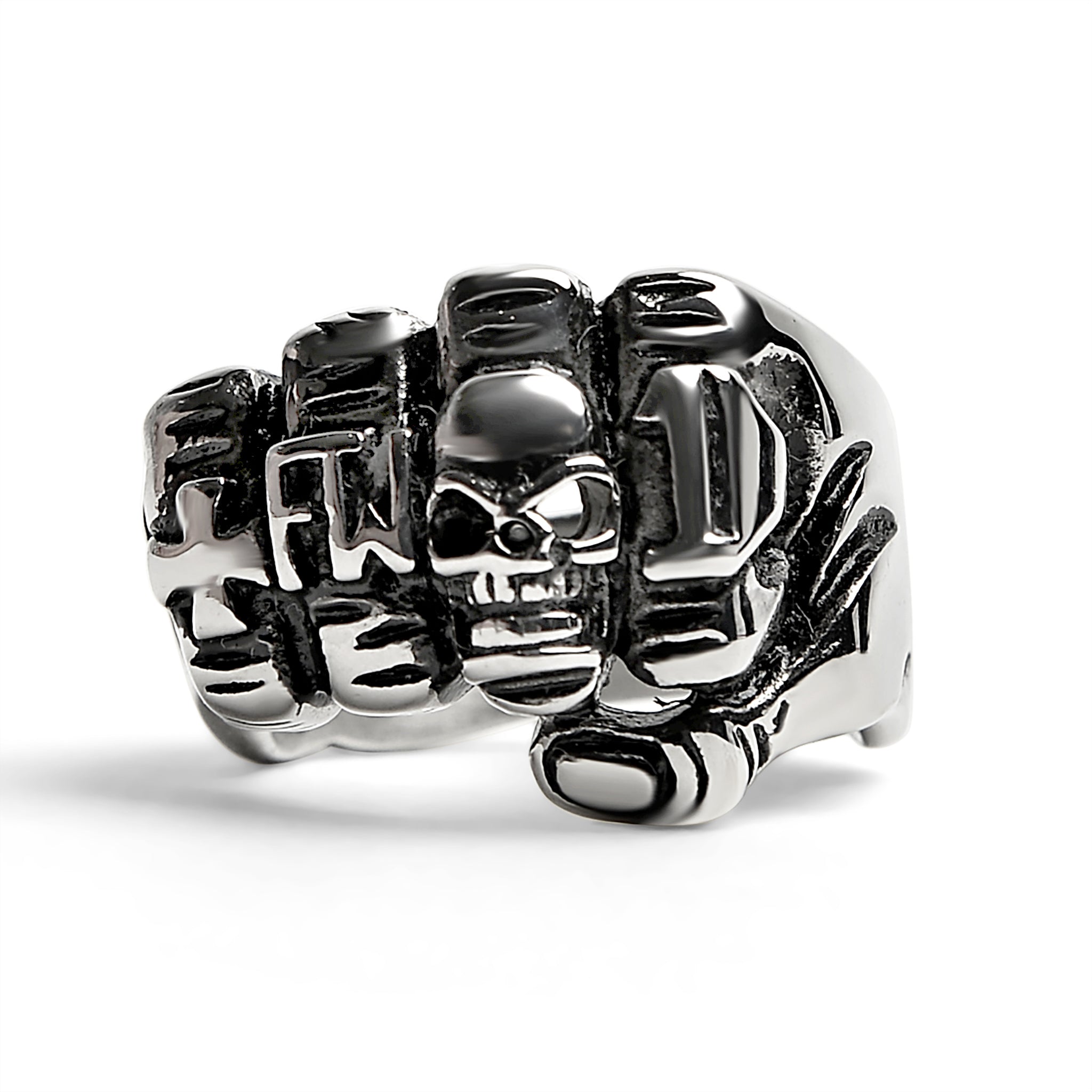 Stainless Steel Biker Rings Fist Ring / SCR2216、mySite、dreamappss
