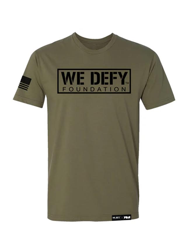 We Defy Base T-Shirt Military Green、mySite、gigharbornorthrealestate