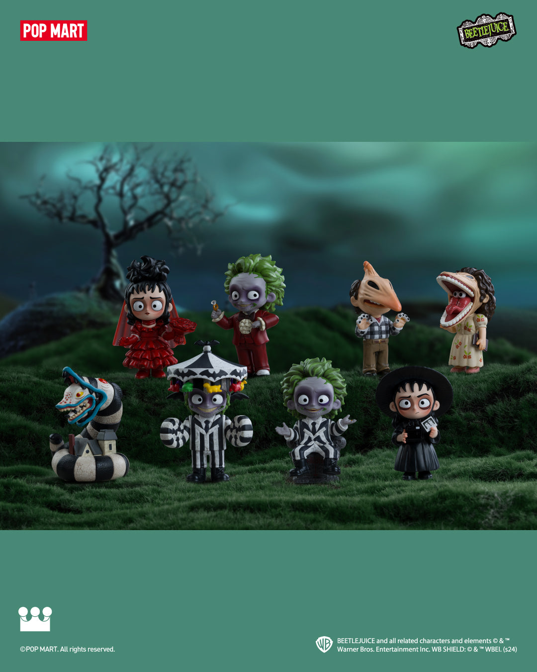  POP MART Beetlejuice Series Figures、mySite、greenlandpopulation