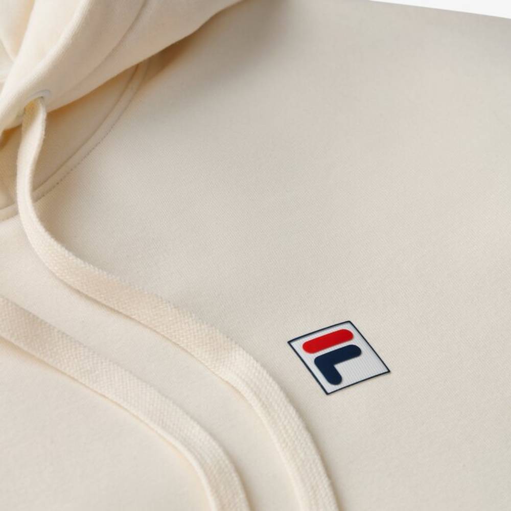 Fila Unisex Classic Relaxed Hoodie (Gardenia)
