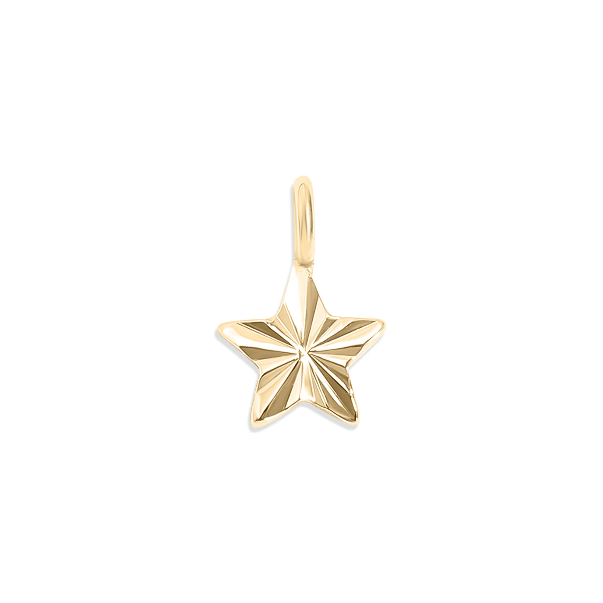 .925 Sterling Silver Sunburst Star Charm for Permanent Jewelry / PMJ1029、mySite、dreamappss