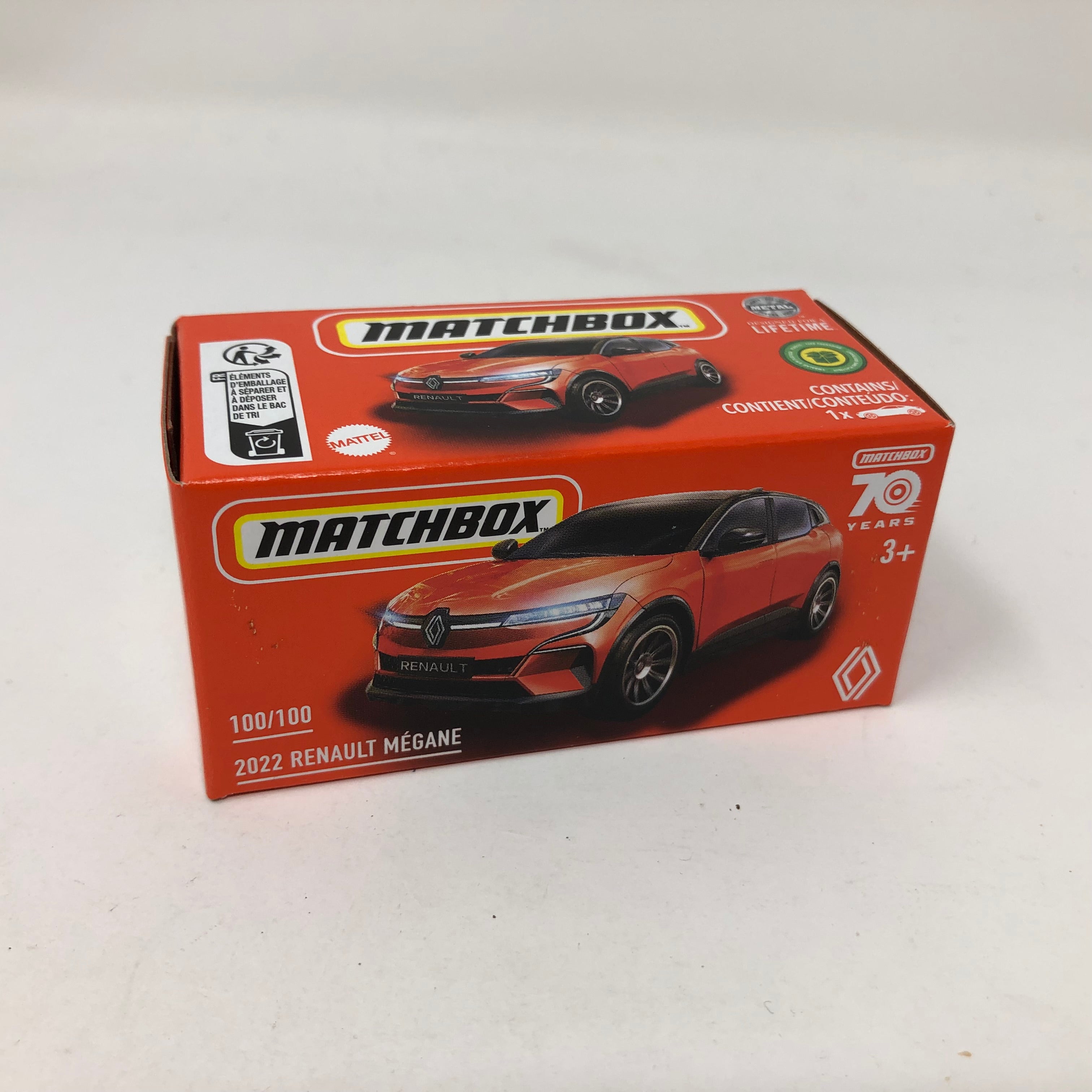 2022 Renault Megane #100 * 2023 Matchbox Power Grabs Series Case J、mySite、hgirdovlk