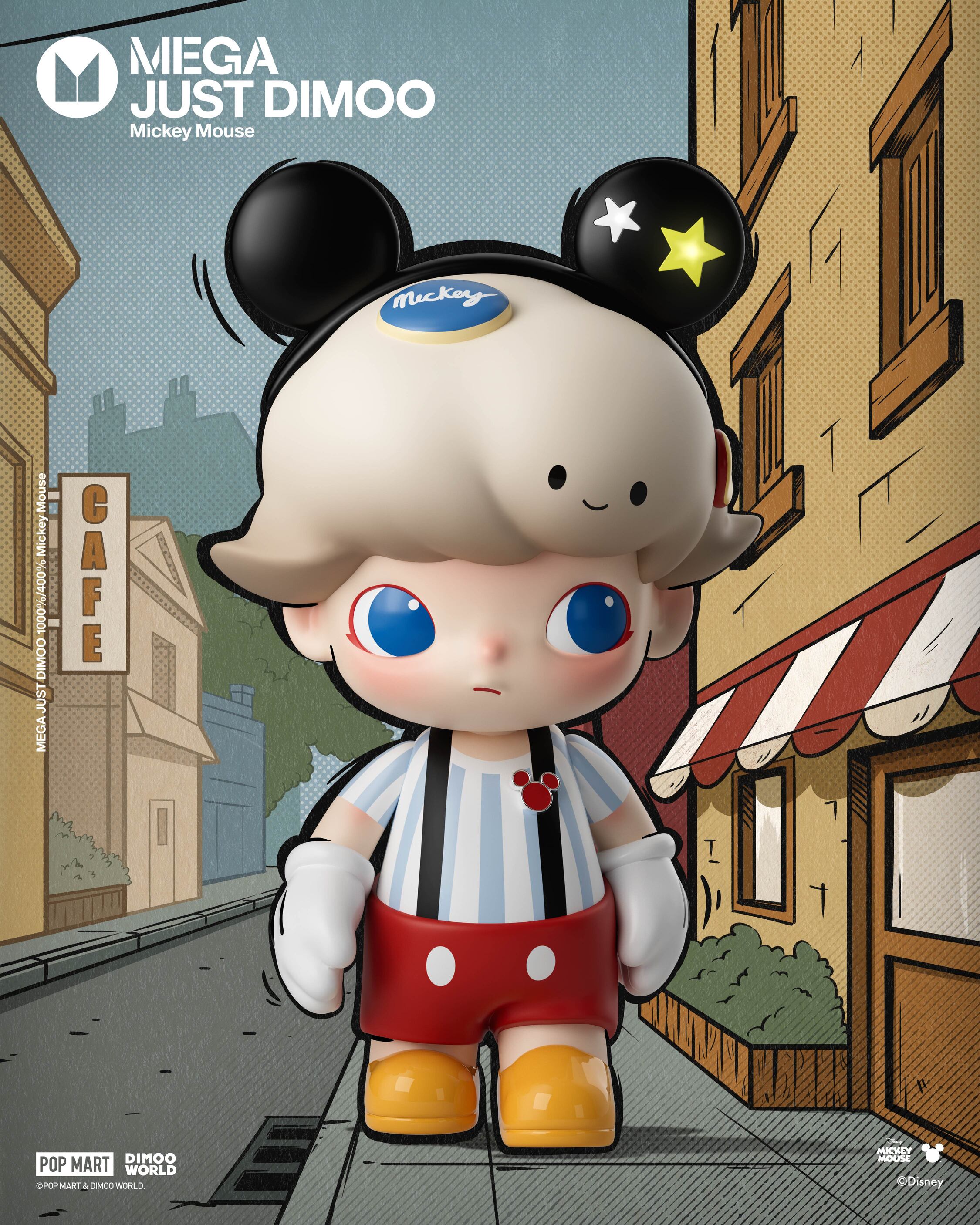  POP MART MEGA JUST DIMOO 1000% Mickey Mouse、mySite、greenlandpopulation