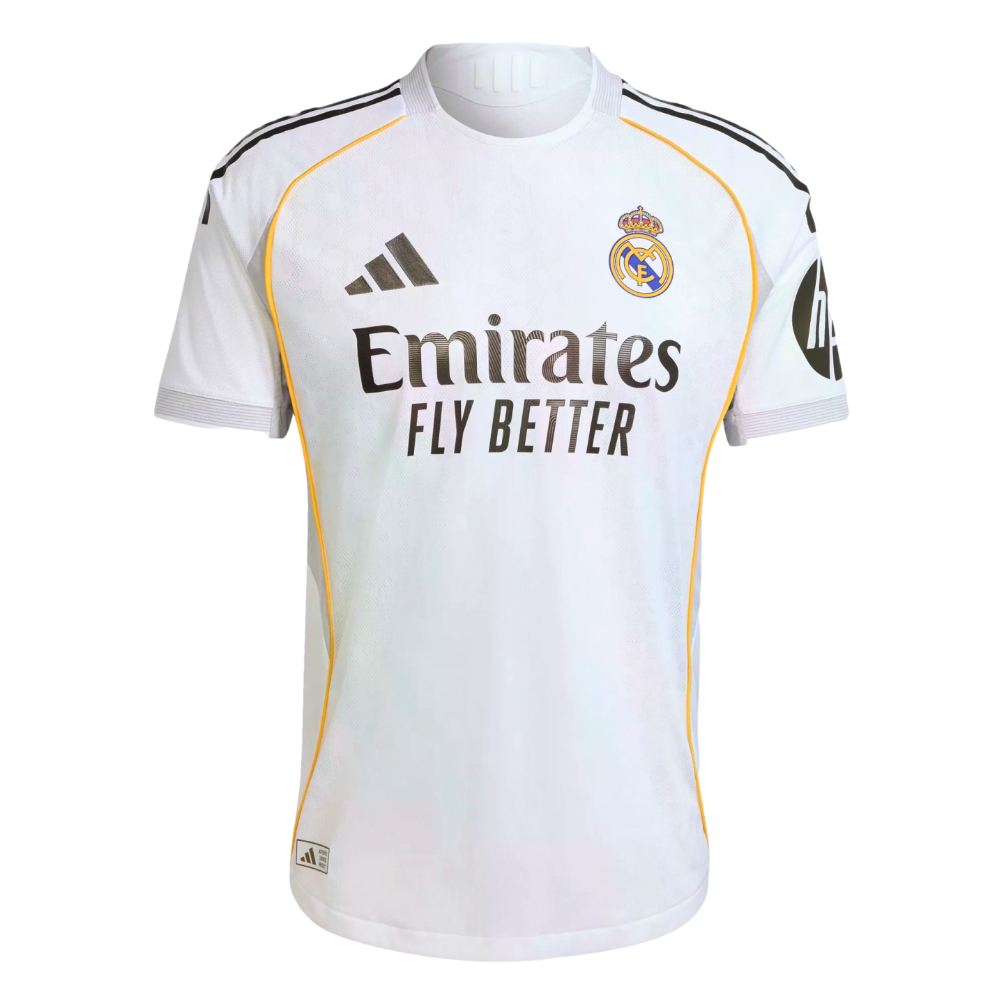 Adidas Real Madrid 25/26 Authentic Home Jersey、mySite、noshort