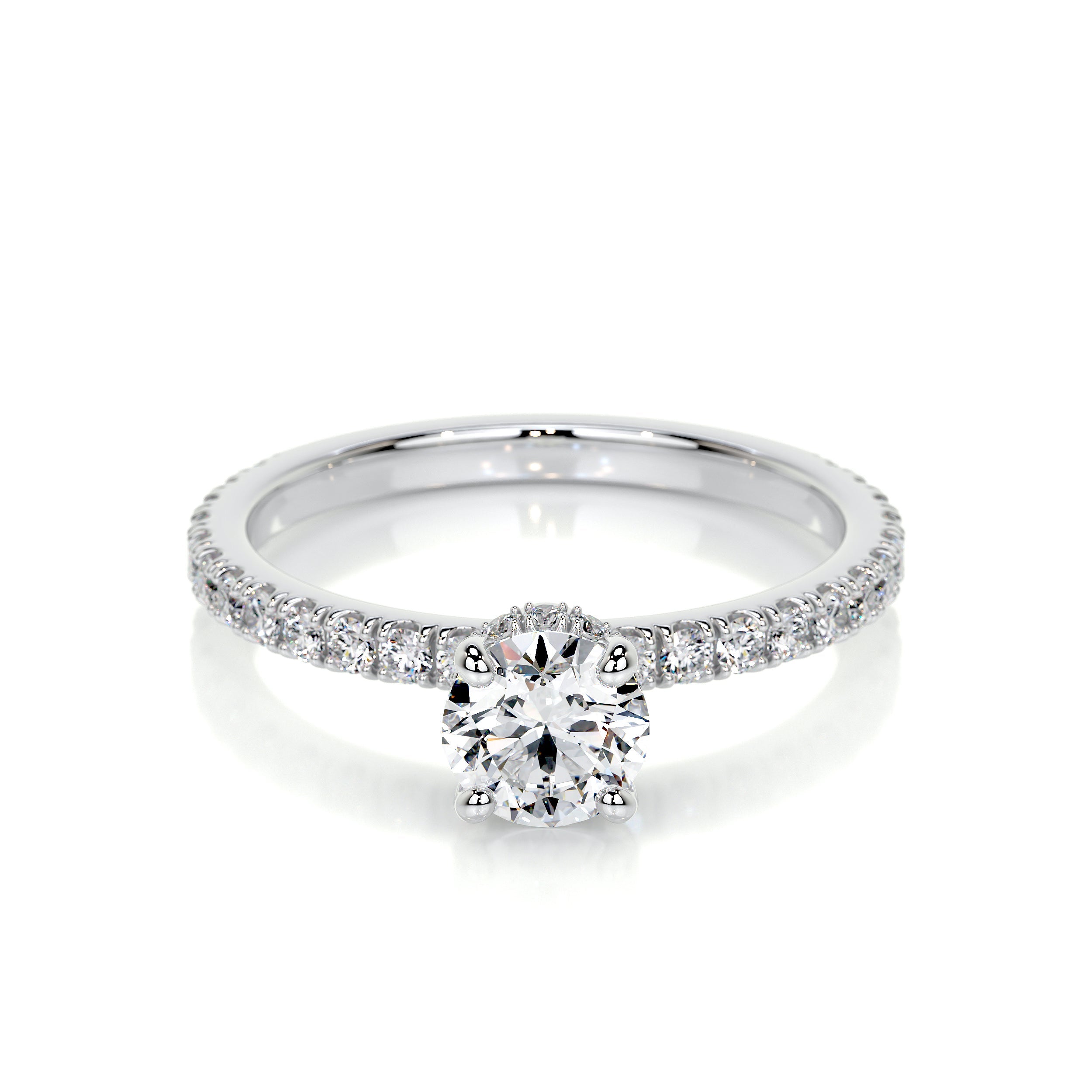 Vivienne Lab Grown Diamond Ring - 18K White Gold、mySite、hinf8tx79