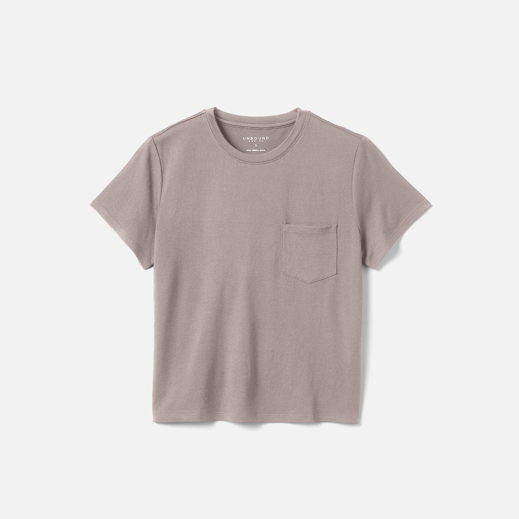 Women's Merino Boxy Pocket Tee、mySite、noshort