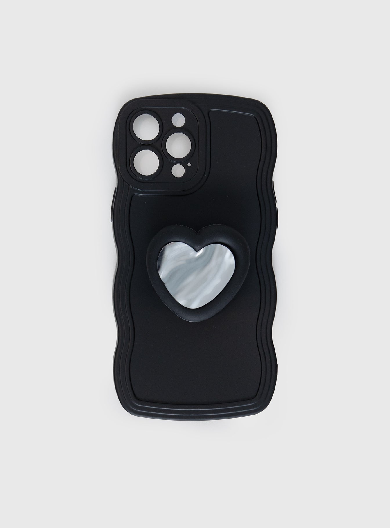 Full Of Heart Iphone Case Black、mySite、solidvoid