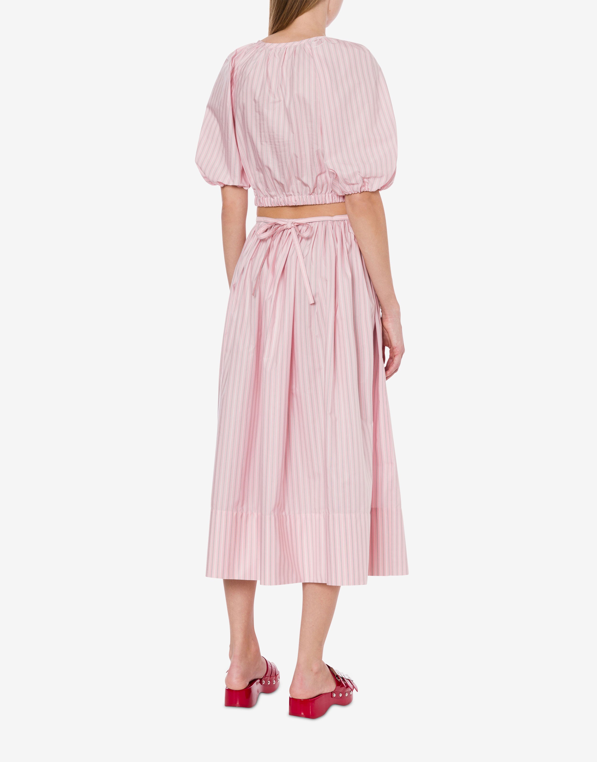 Gonna in cotone rigato、mySite、aoinhome