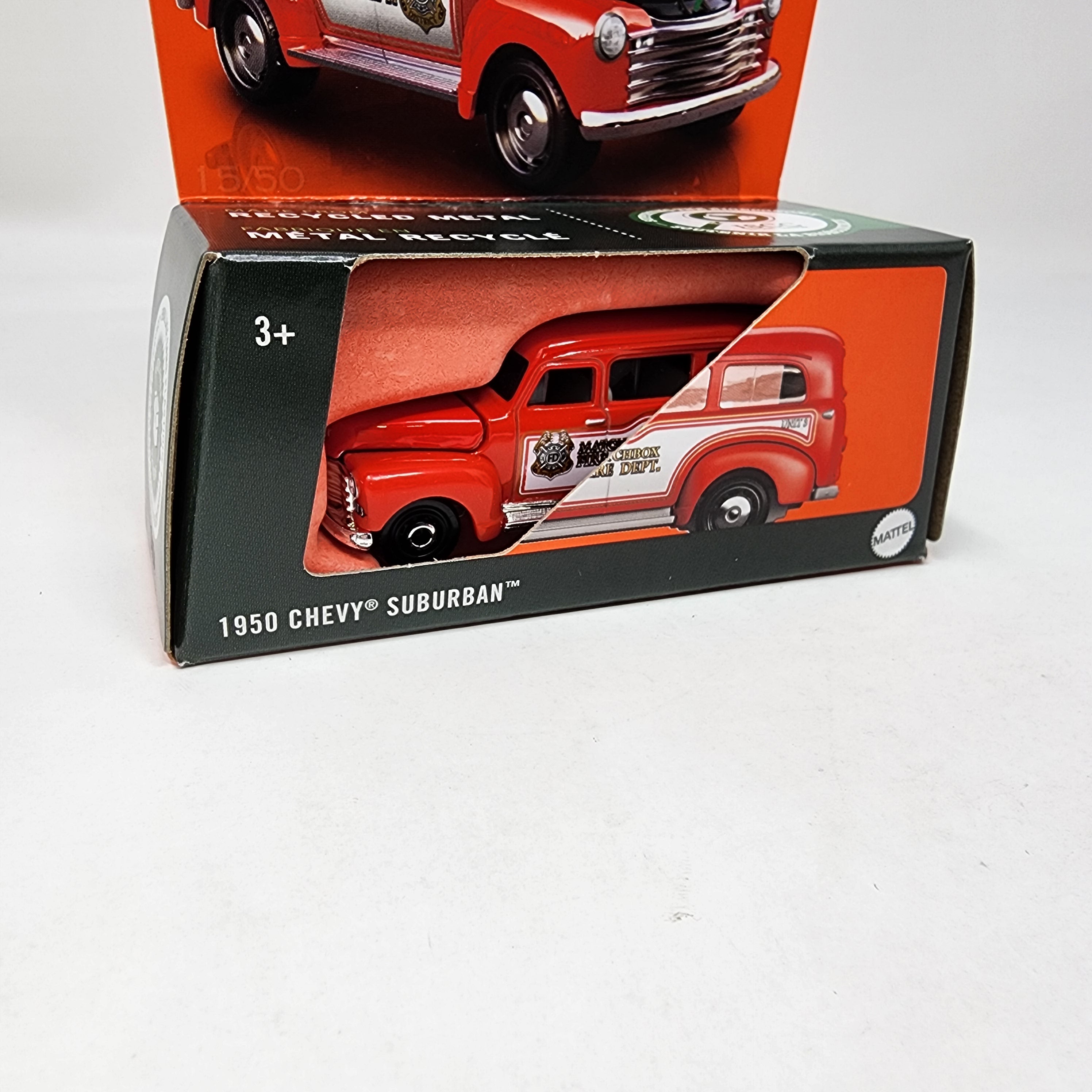 1950 Chevy Suburban * RED * 2025 Matchbox Moving Parts Case A、mySite、hgirdovlk
