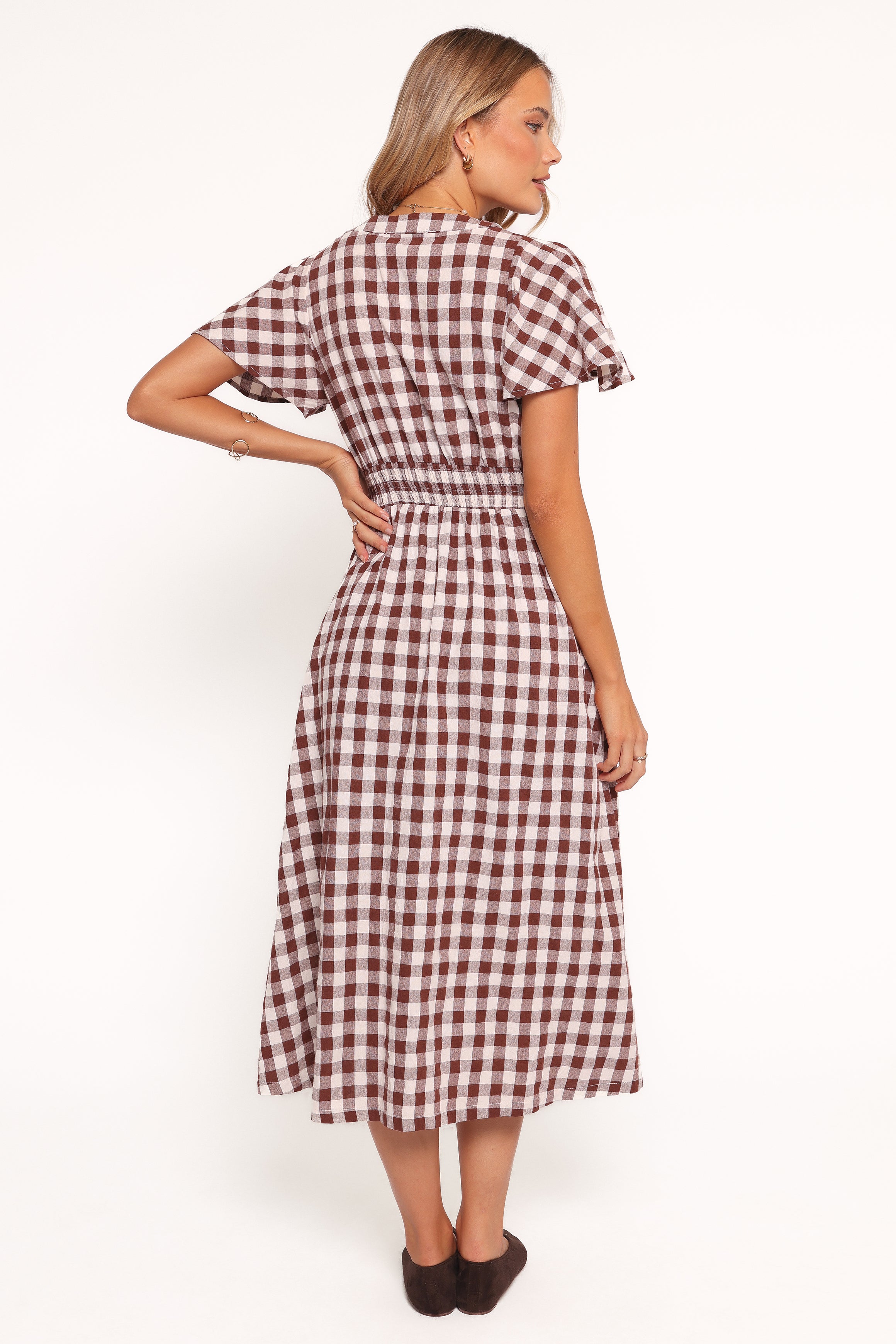  Robinson Maxi Dress - Brown Gingham、mySite、sugarbowlscore