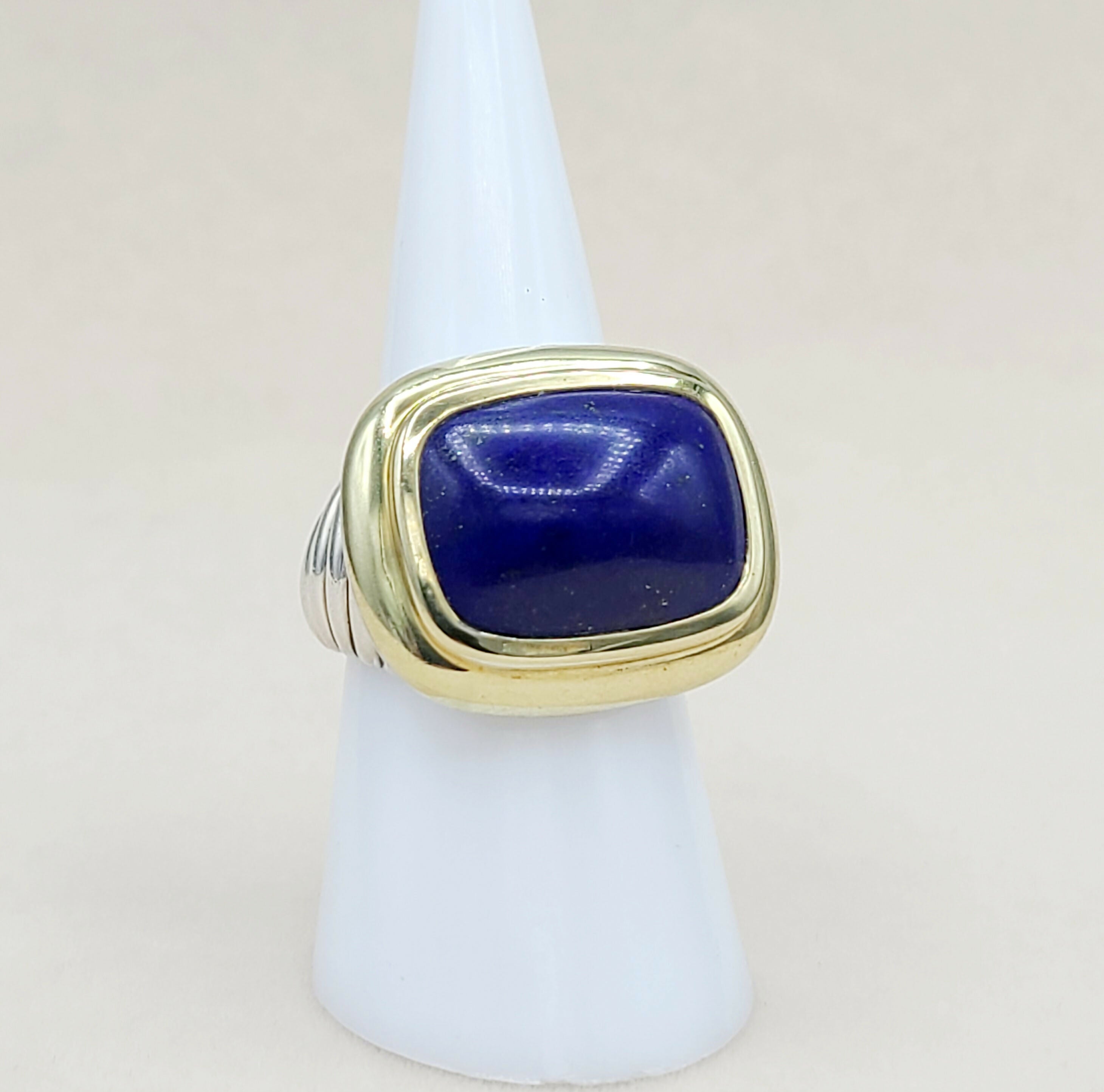 David Yurman Waverly Ring With Lapis Lazuli and Gold、mySite、hinf8tx79